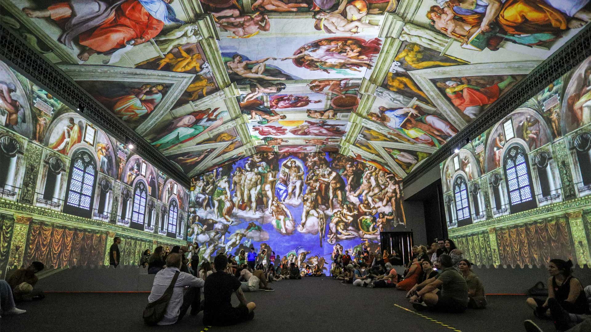 Exposição Michelangelo O Mestre da Capela Sistina ON Projeções