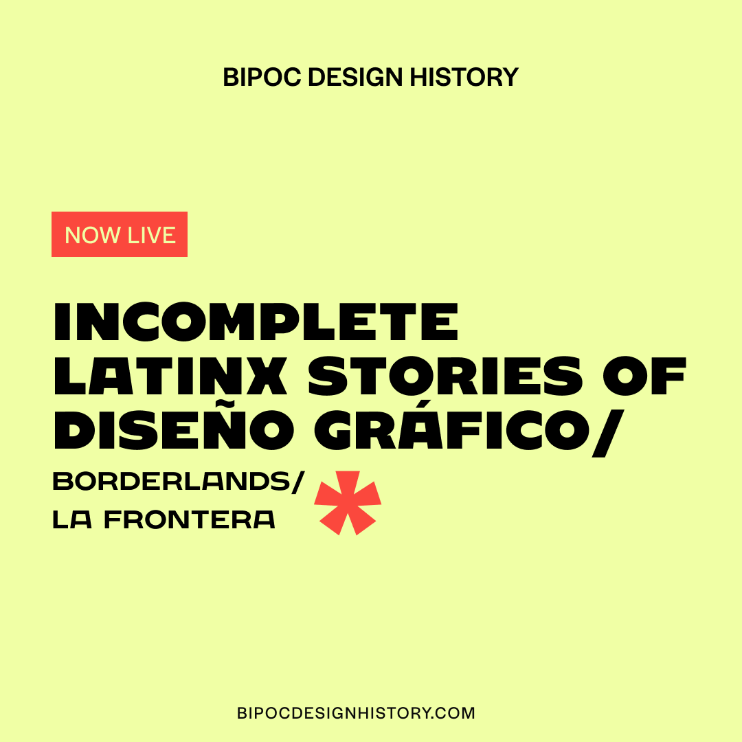 BIPOC Design History