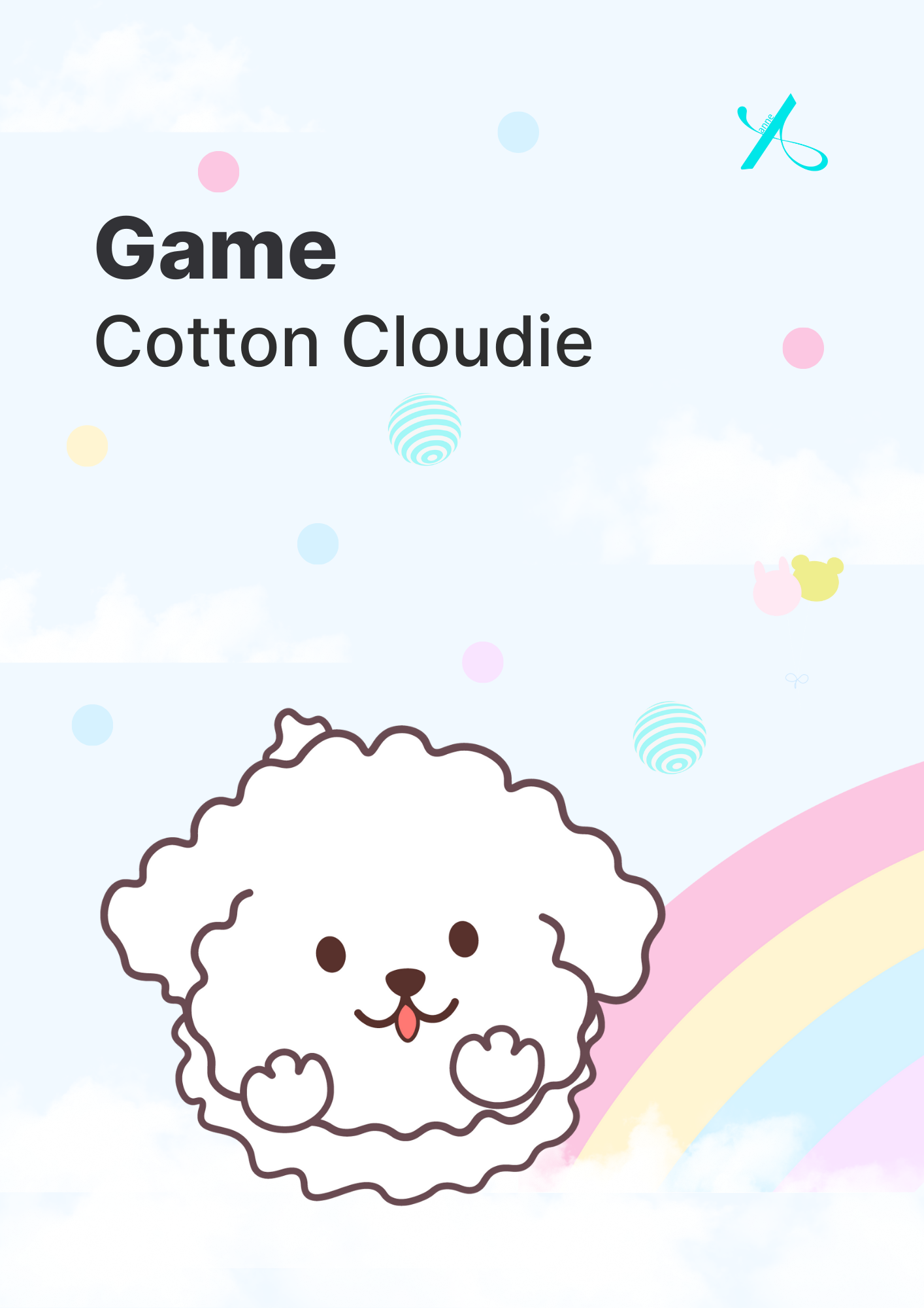 Cotton Cloudie game mockups