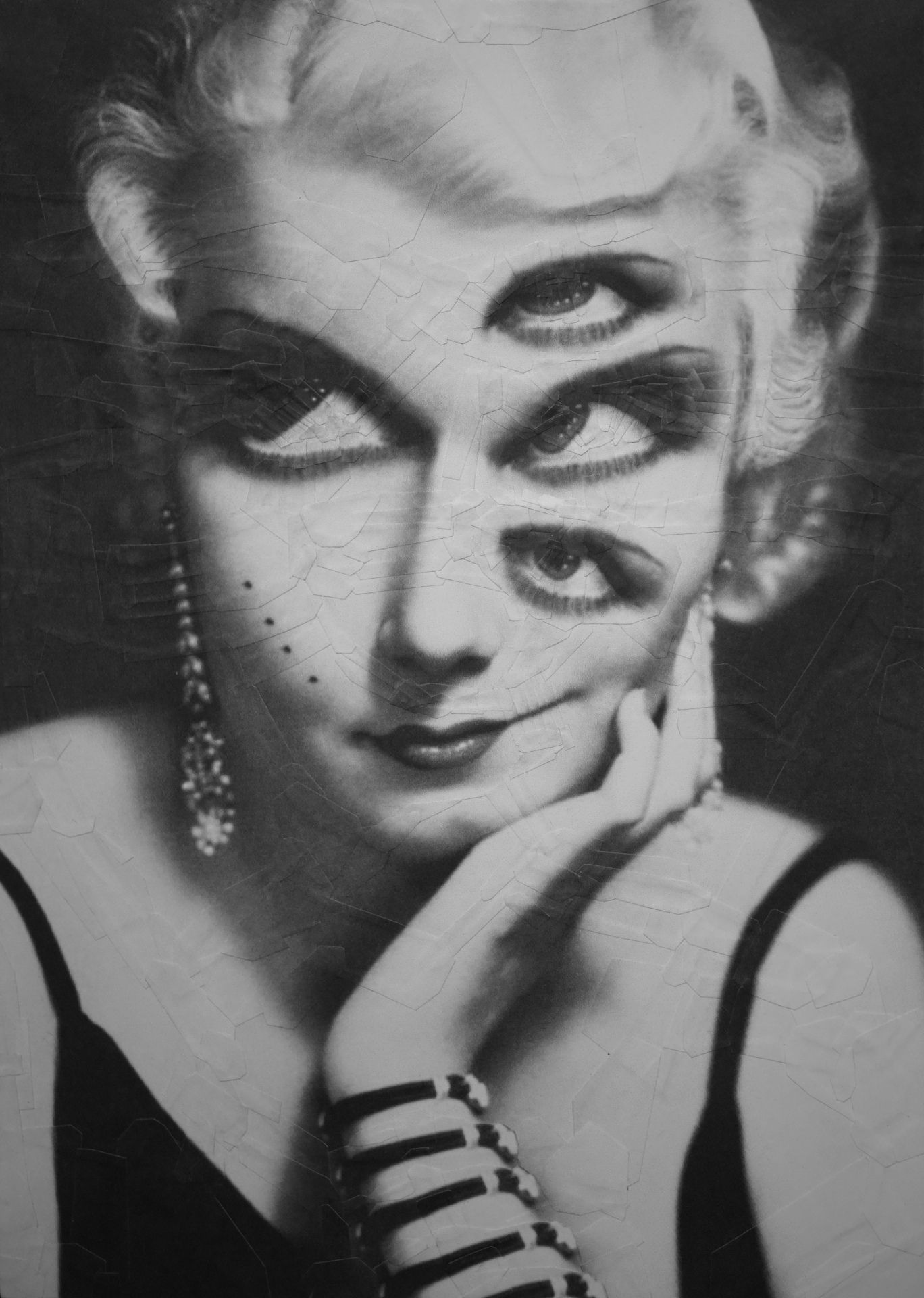 I dream of Jean Harlow, 2020, 8.2 x 11.6 inches