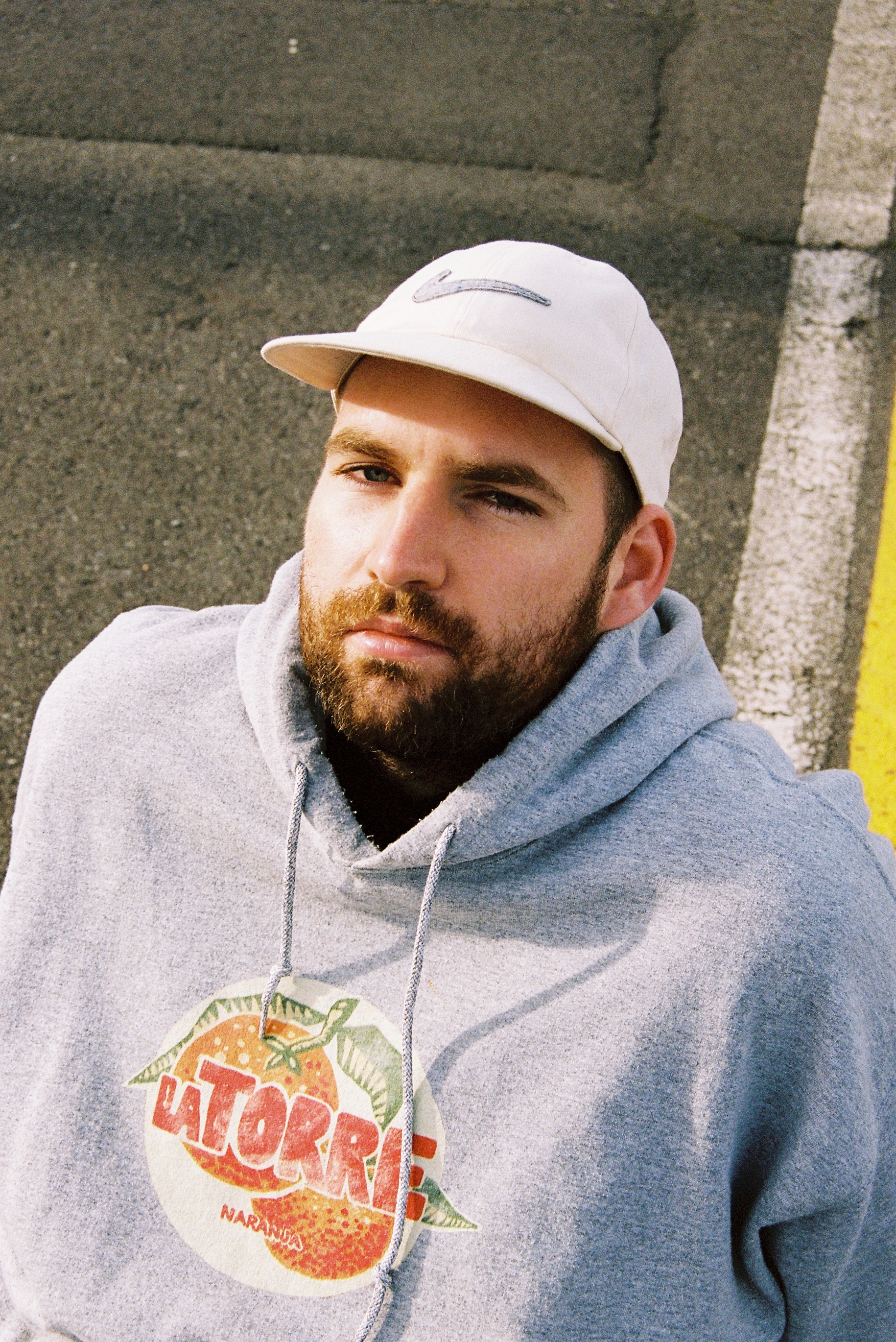 Sam Dunlay/And$um in Ōtautahi, photographed by Ella Waswo on 35mm film