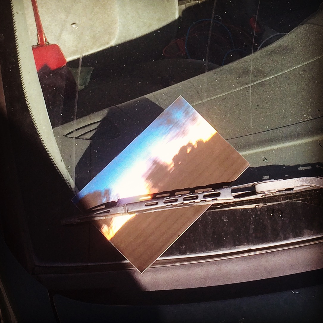 I left Chris' card at a rest stop near Zion National Park in Utah.