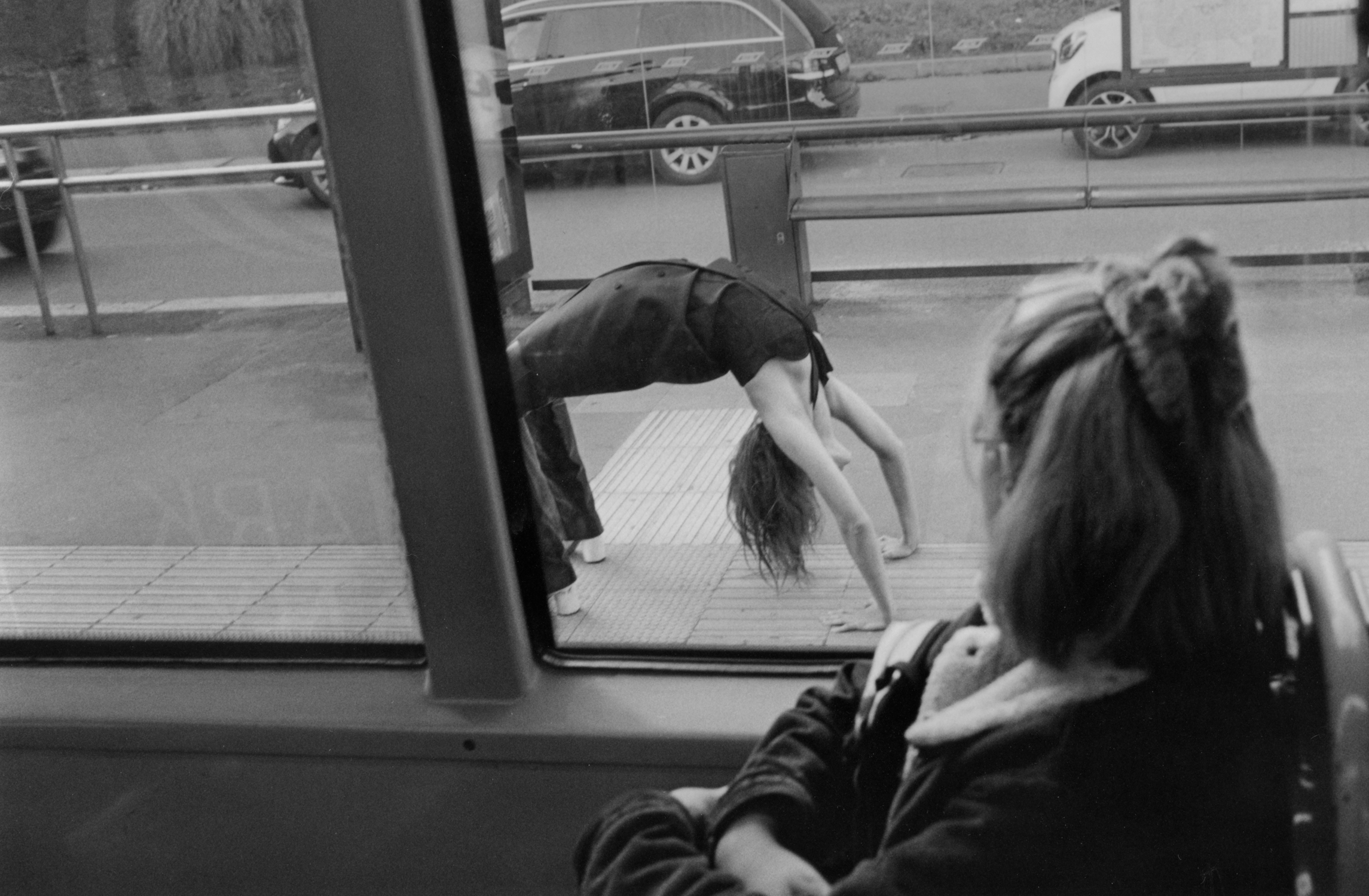 One day on the tram stop for Duel Magazine