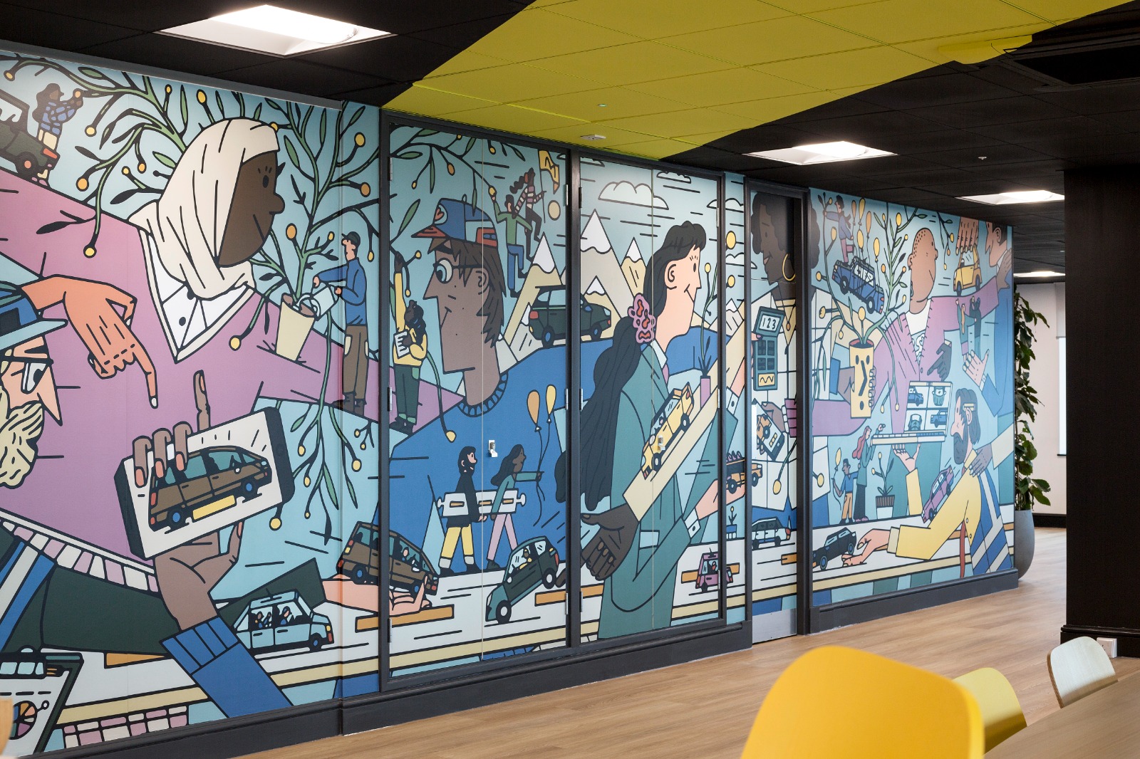 Motorway - Brand Values Mural