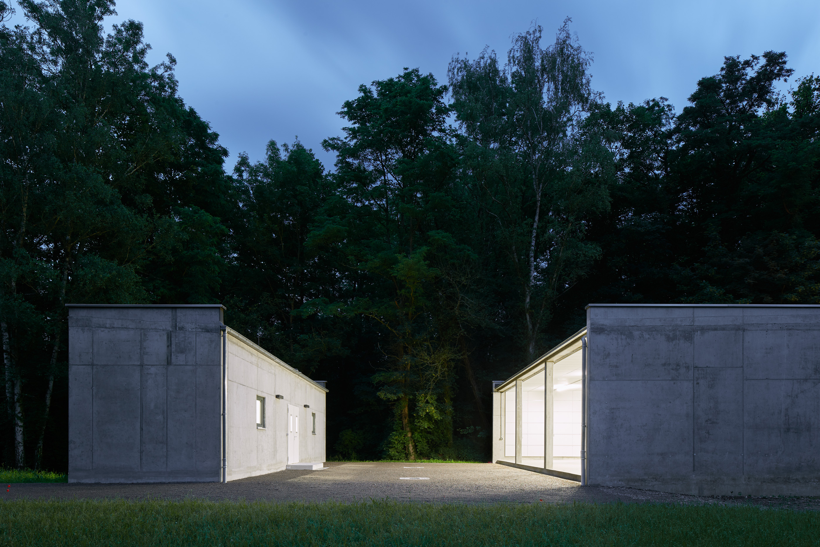 Polizeischießstand Oberwald. Kunde: Vermögen und Bau BW.