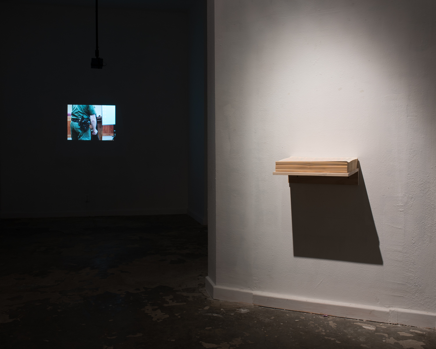 Exhibition with manifestos that were freely distributed to public