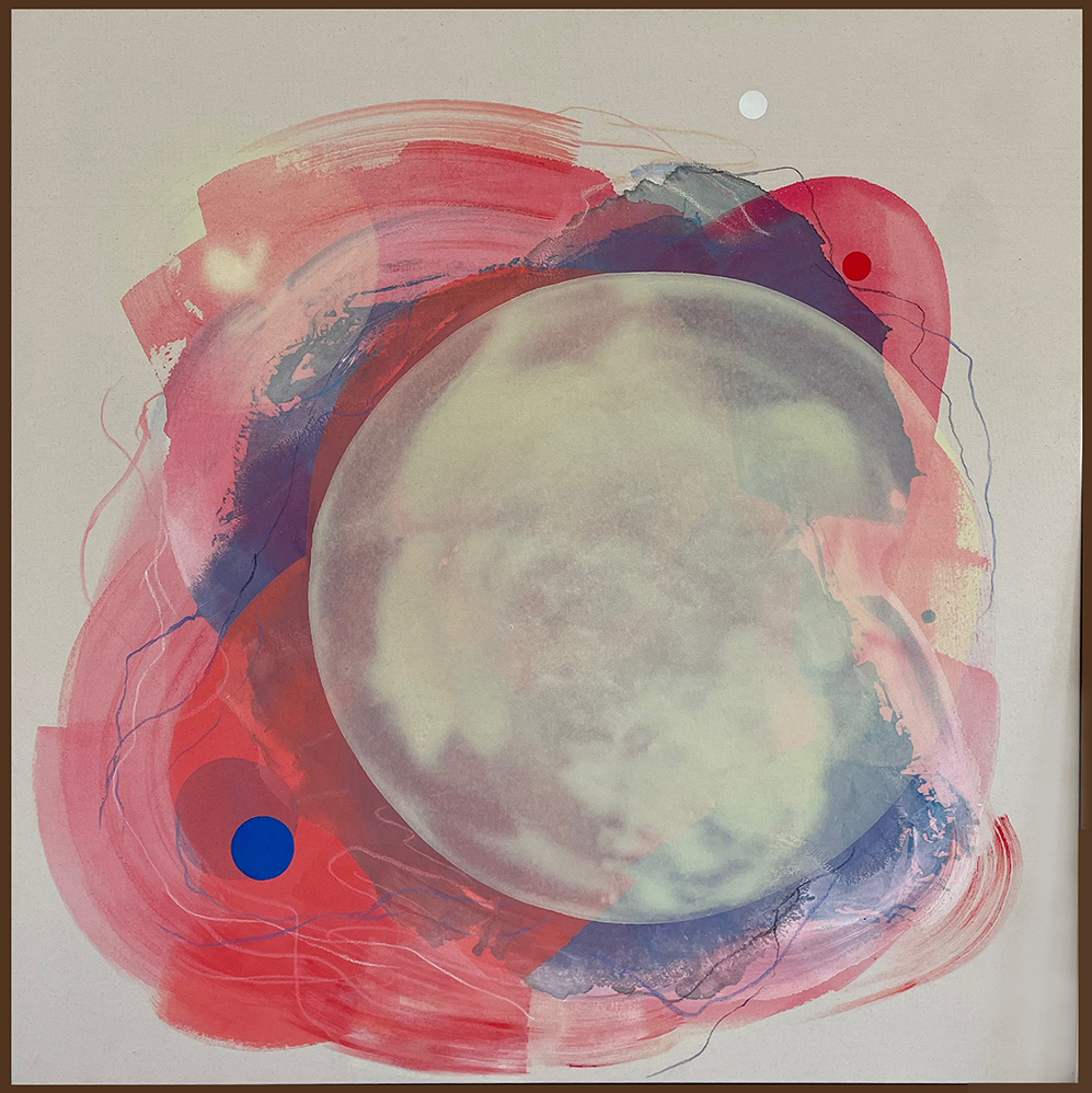 Faraway Here, 2023, 124x124cm