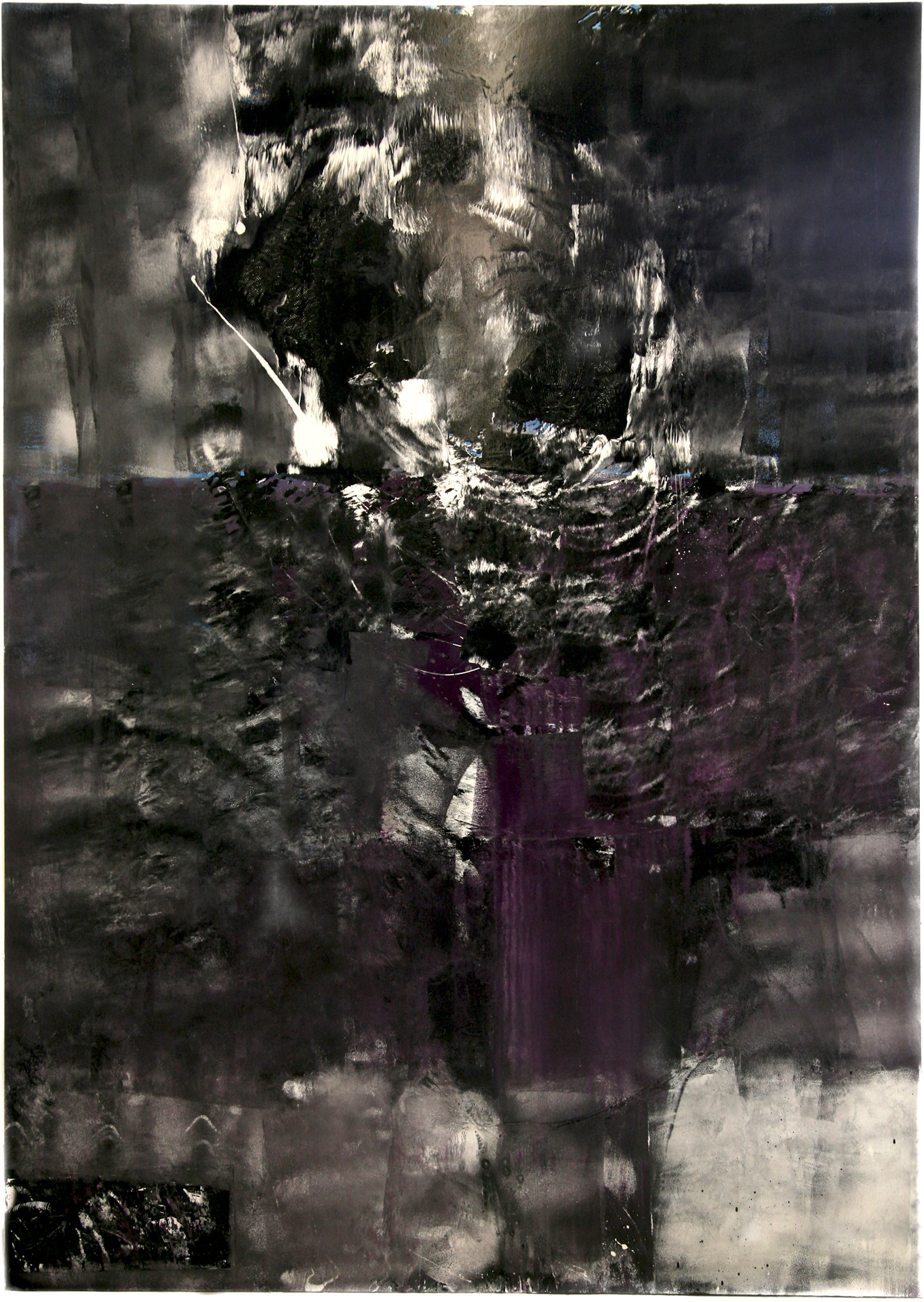 Untitled, 2011, gloss paint on canvas, 152 x 244 cm