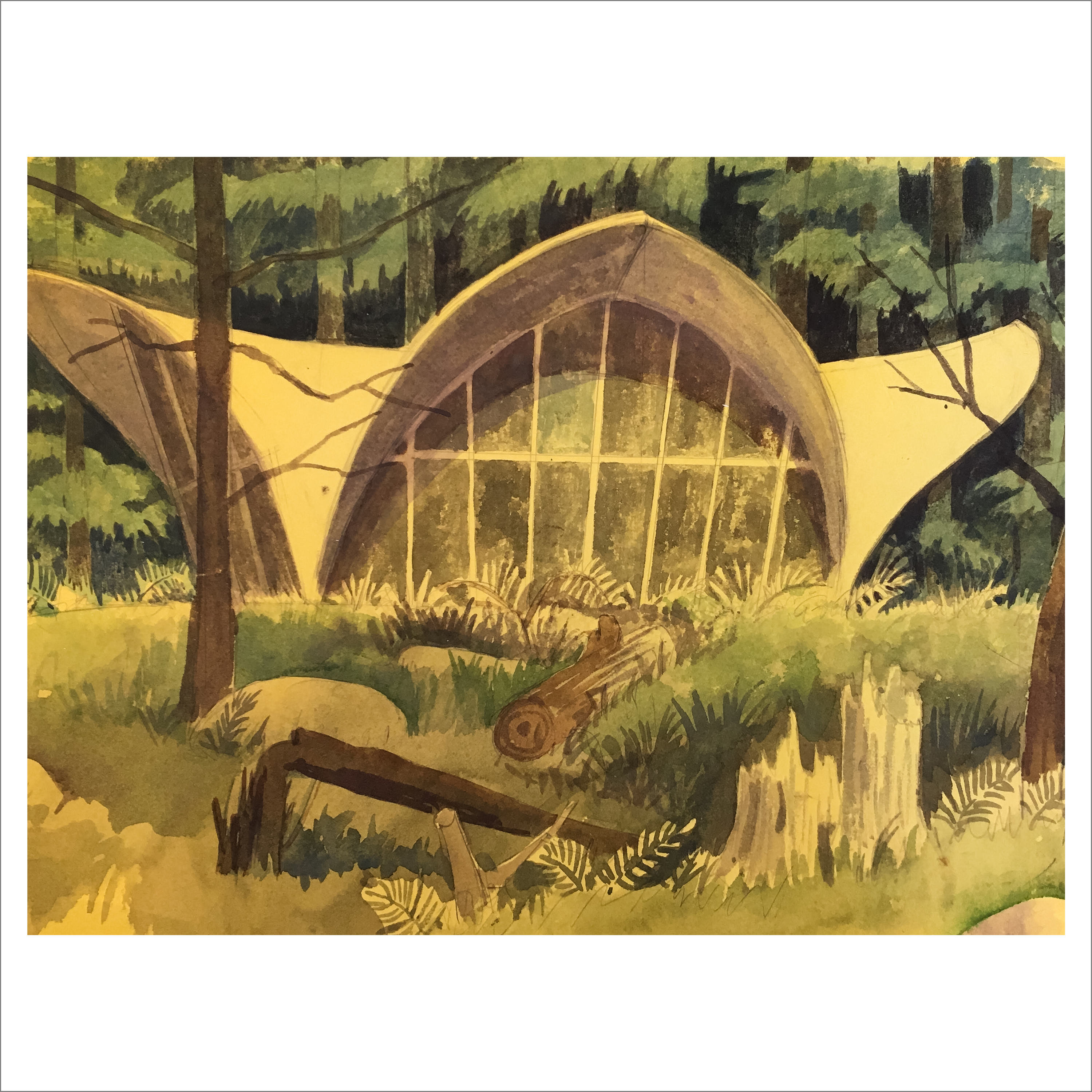 Yellow Futuristic House