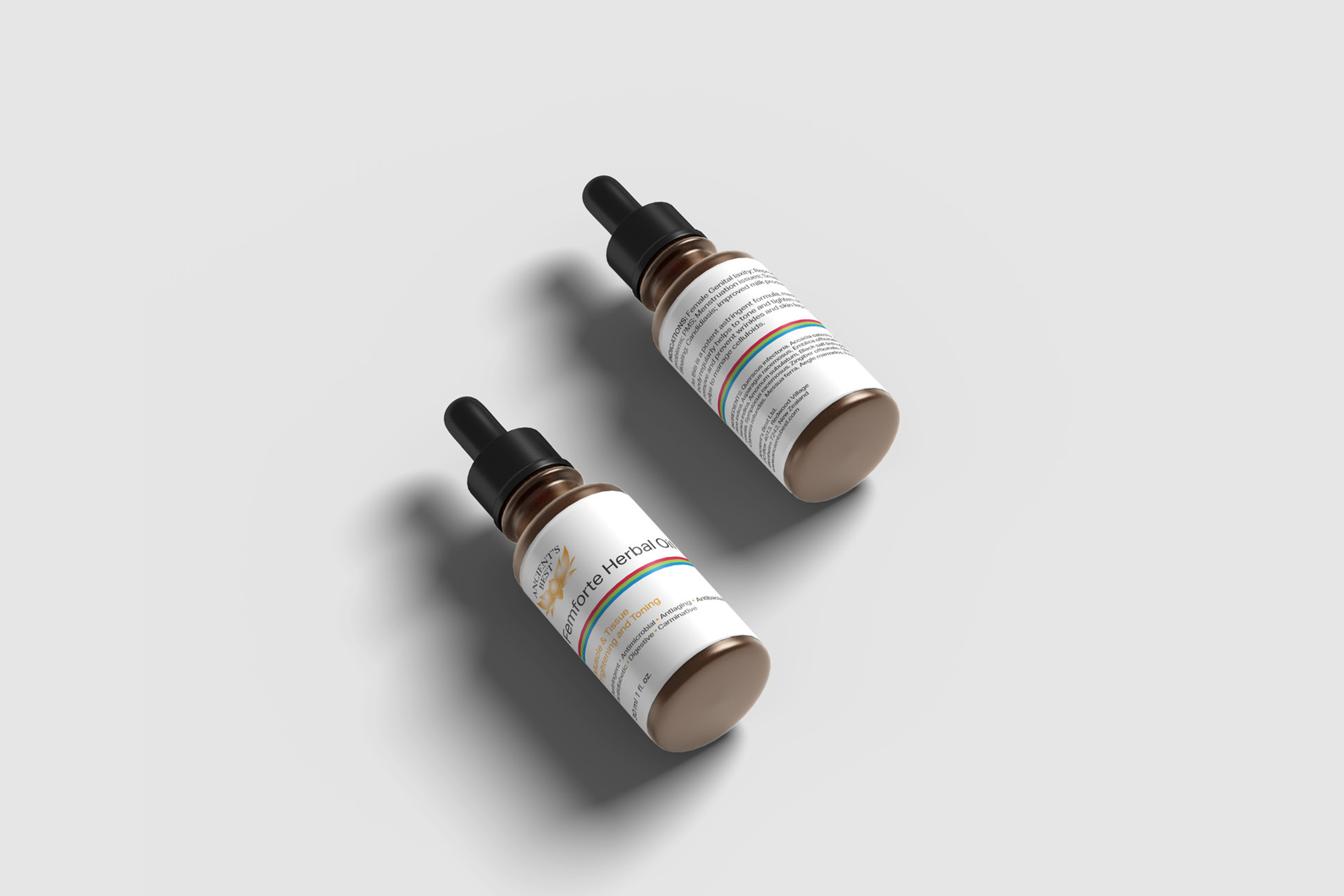 Femforte Herbal Oil Label