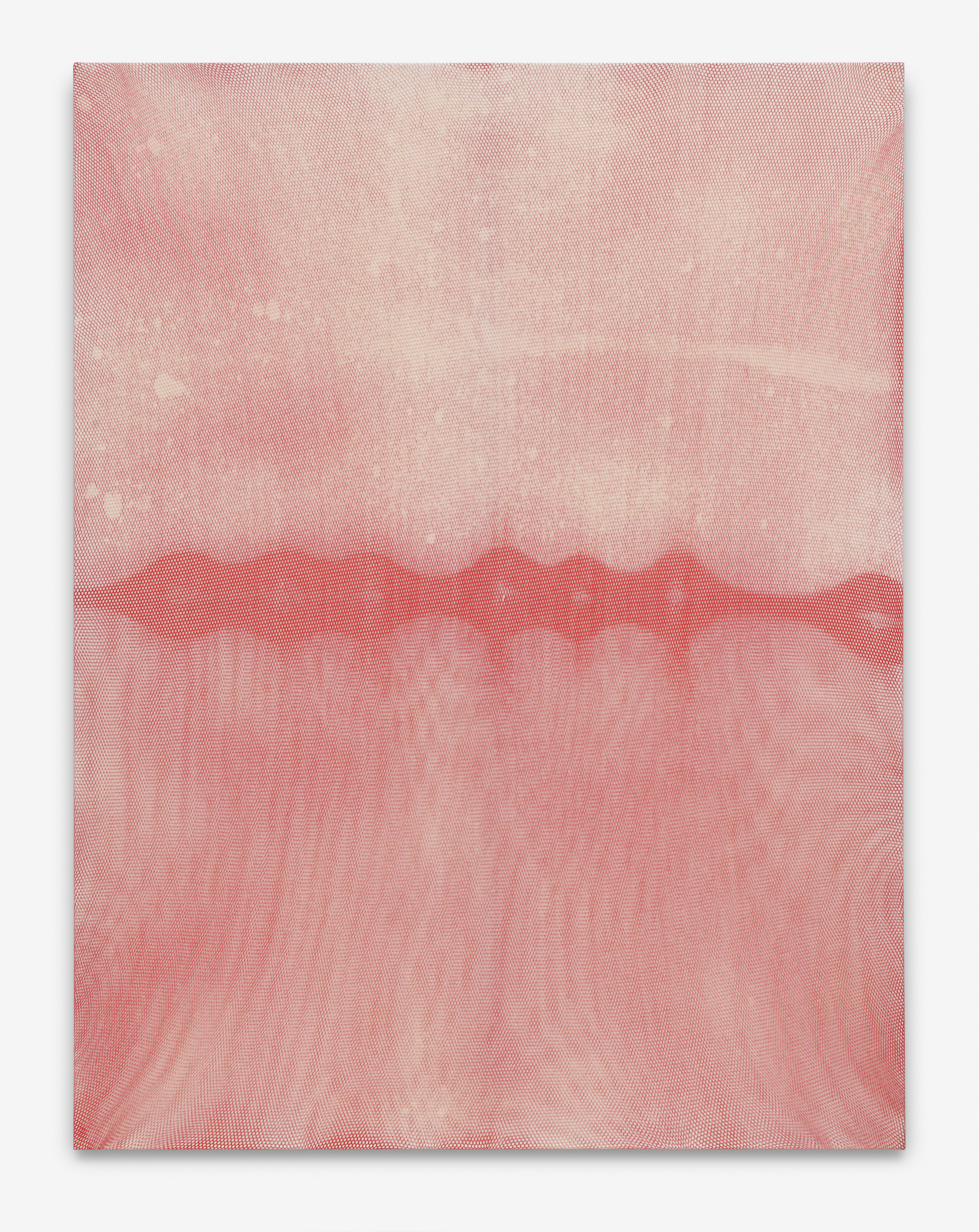 untitled, 190x145cm, bleach on mesh fabric, 2014
