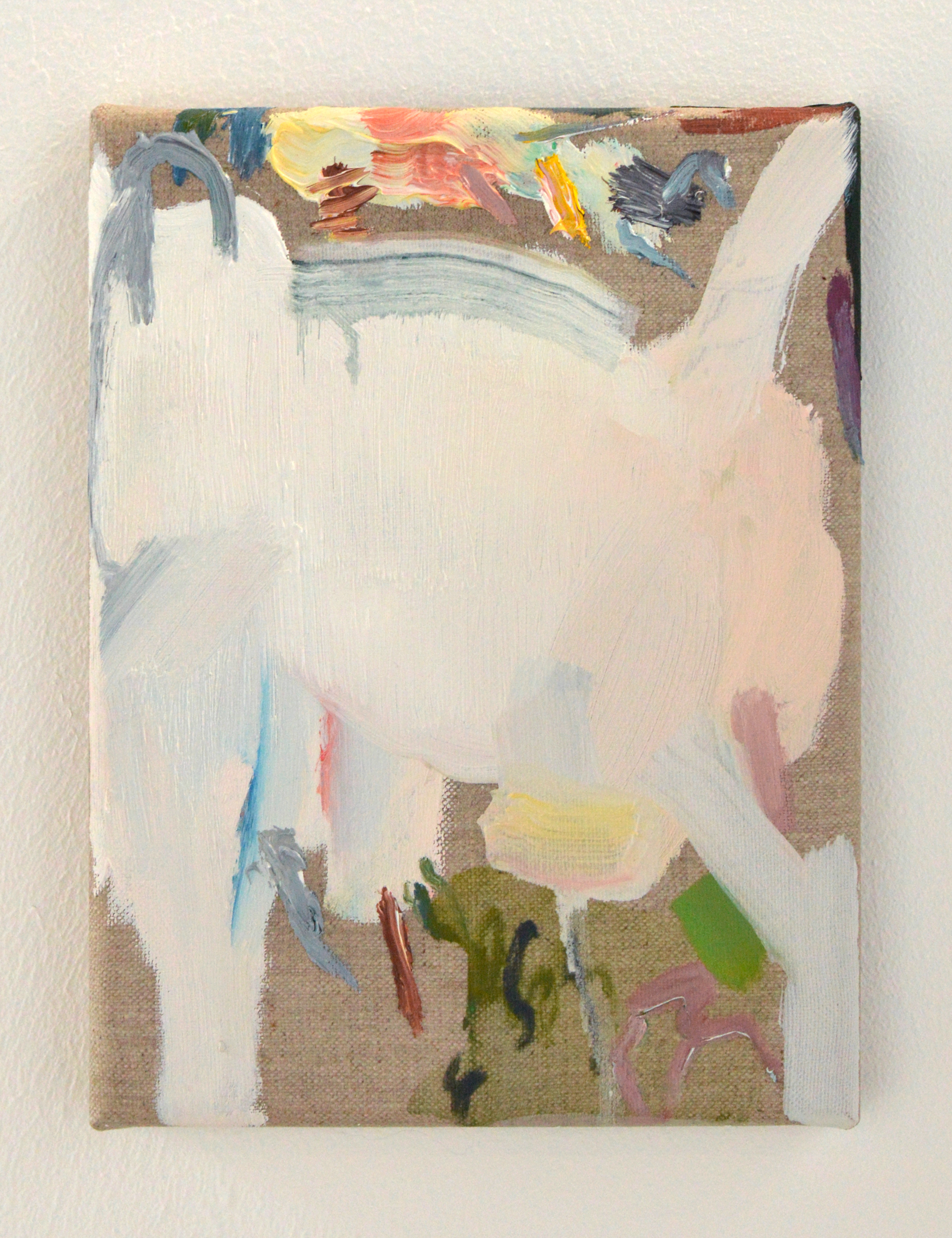 So gentle(living in a hotel), oil on linen, 24 x 18 cm, 2021