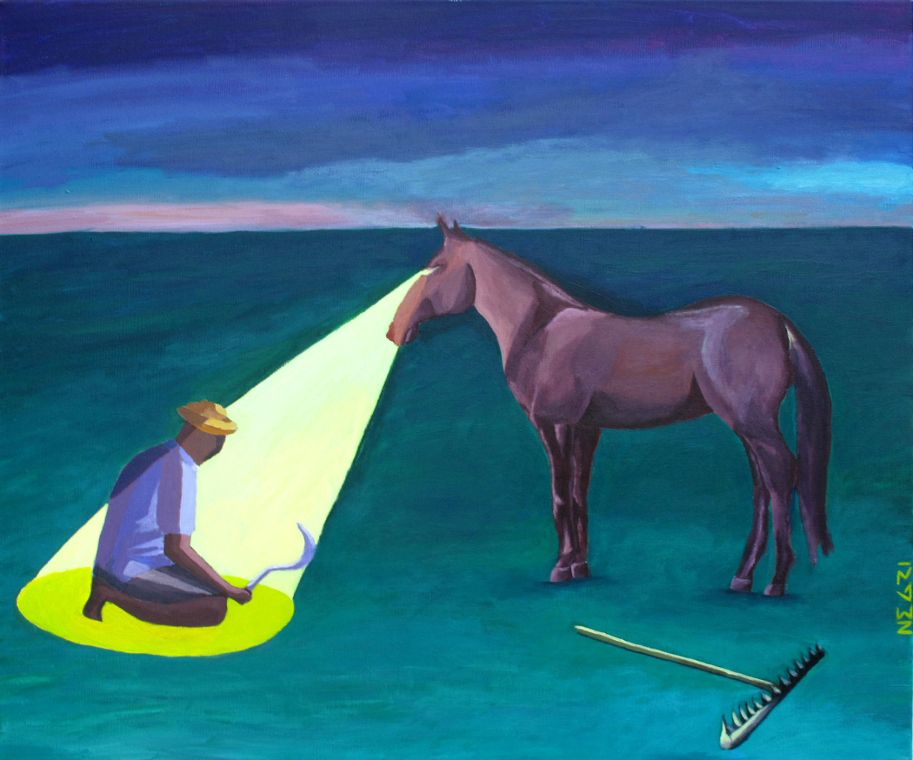 Surplus Value - Acrylic on canvas 70x60cm