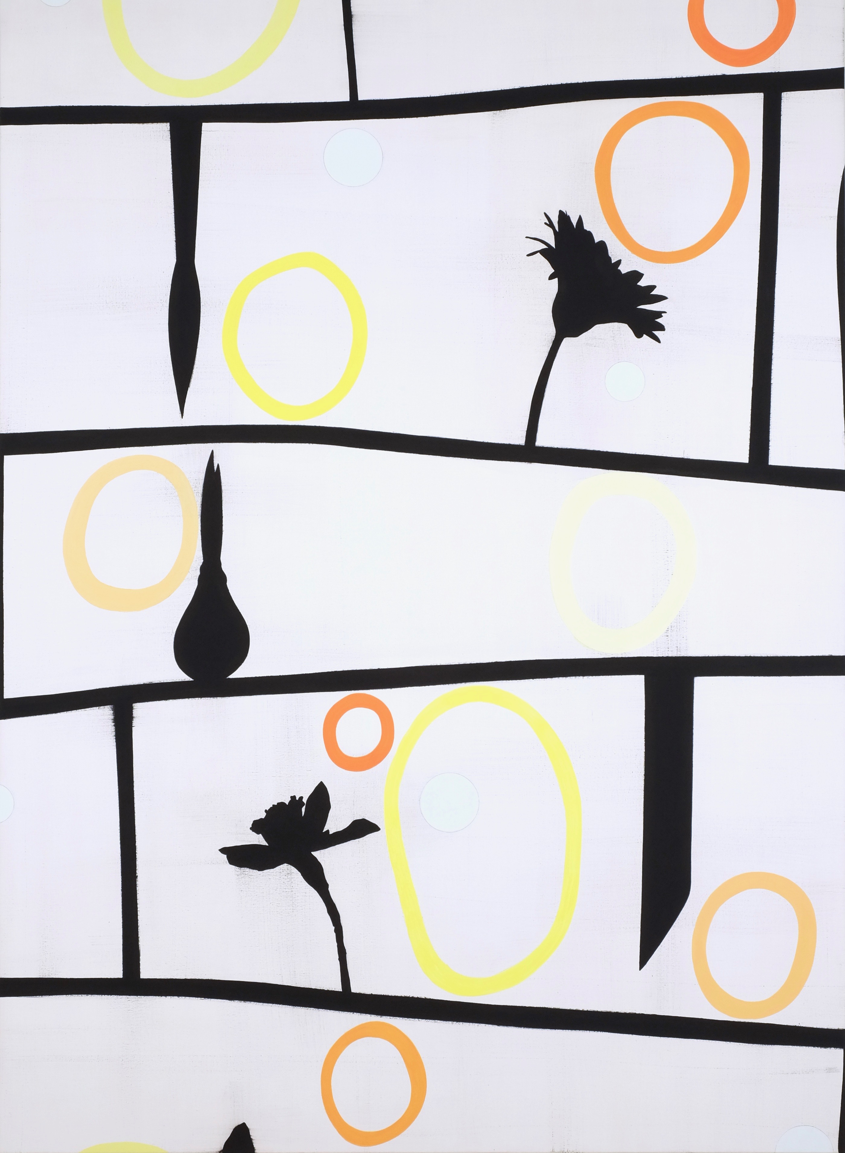 Untitled 2017, acrylic on canvas, 220 x 160 cm, collection Ministry of Foreign Affairs