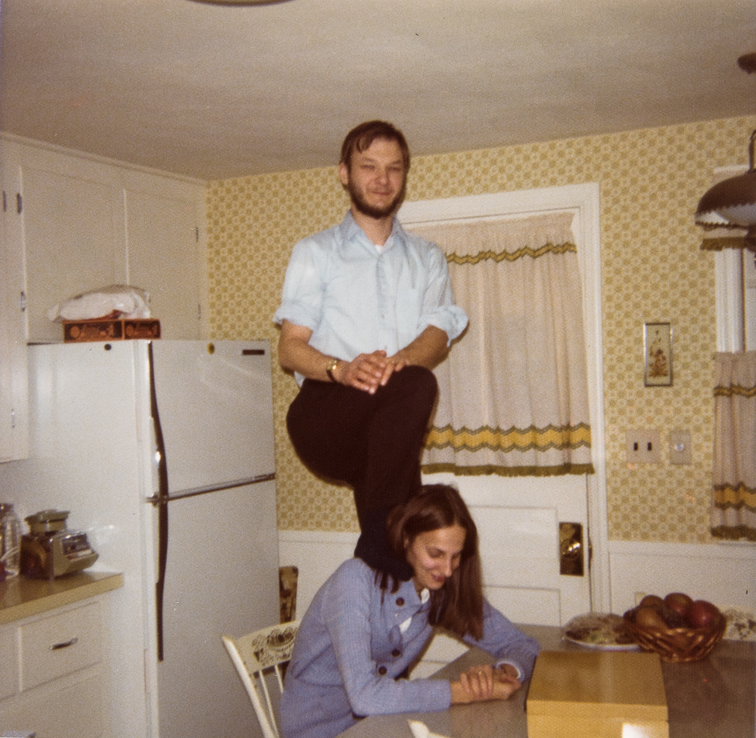A strange pose, Vermont