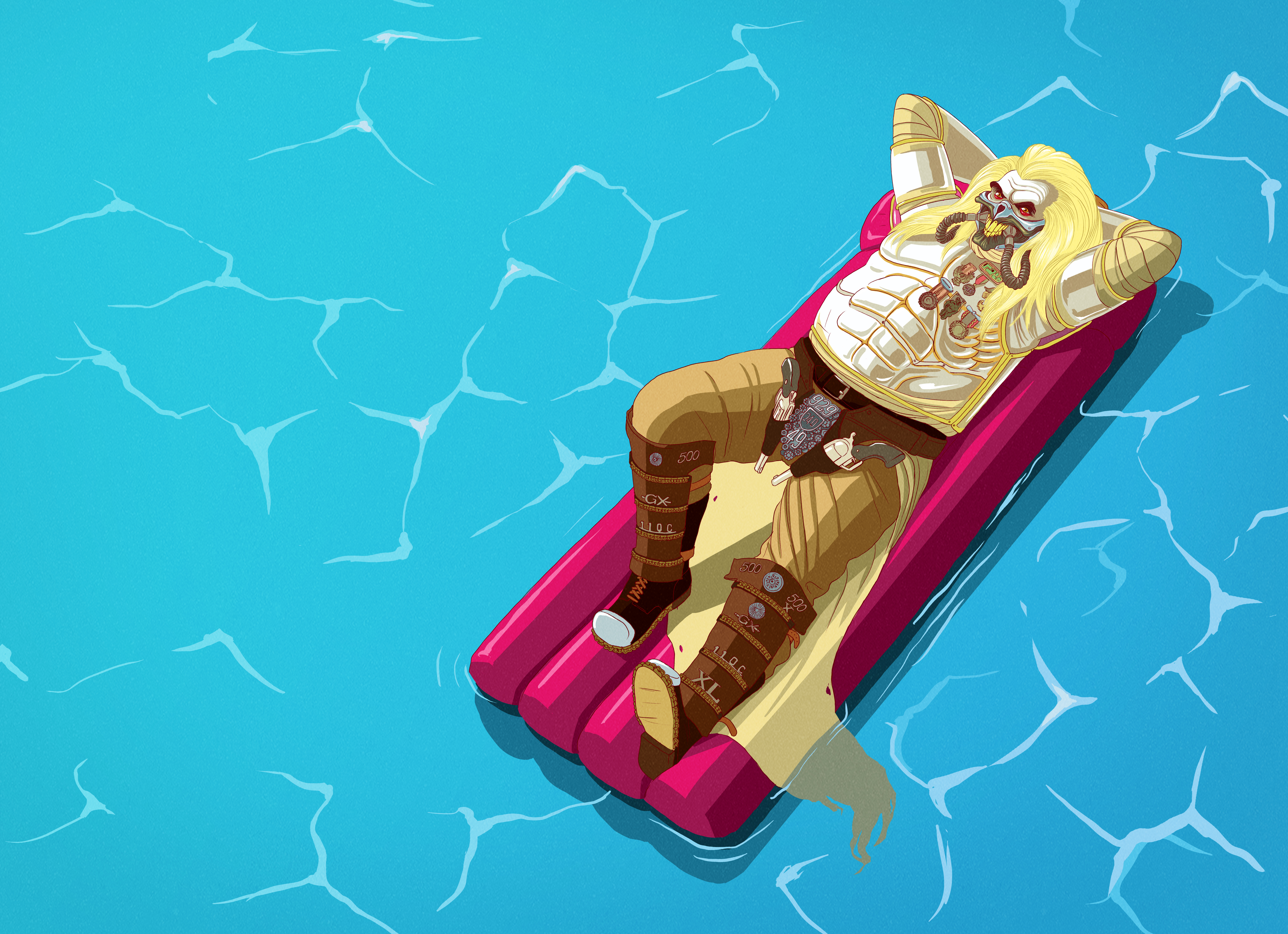 Do not, my friends, become addicted to water. It will take hold of you and you will resent its absence. - Immortan Joe.