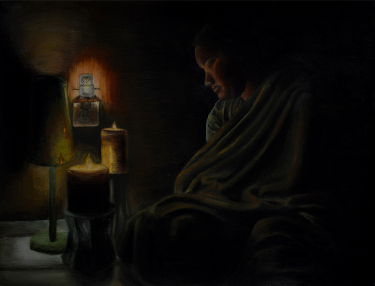 Light    24 x 18 Inches    Acrylic on Canvas    2016