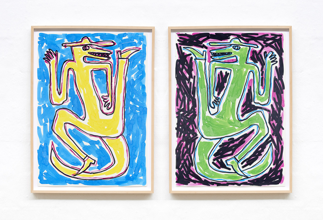 Coasters, 2020. ink on paper. 90cm x 65cm each