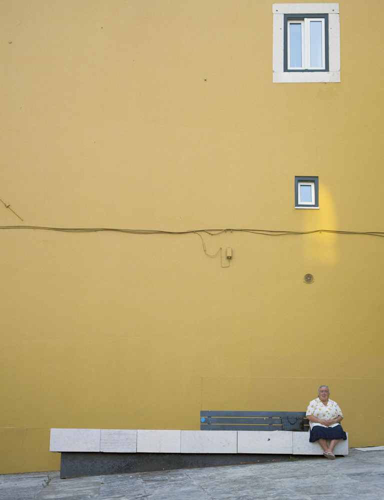 Yellow Wall Woman