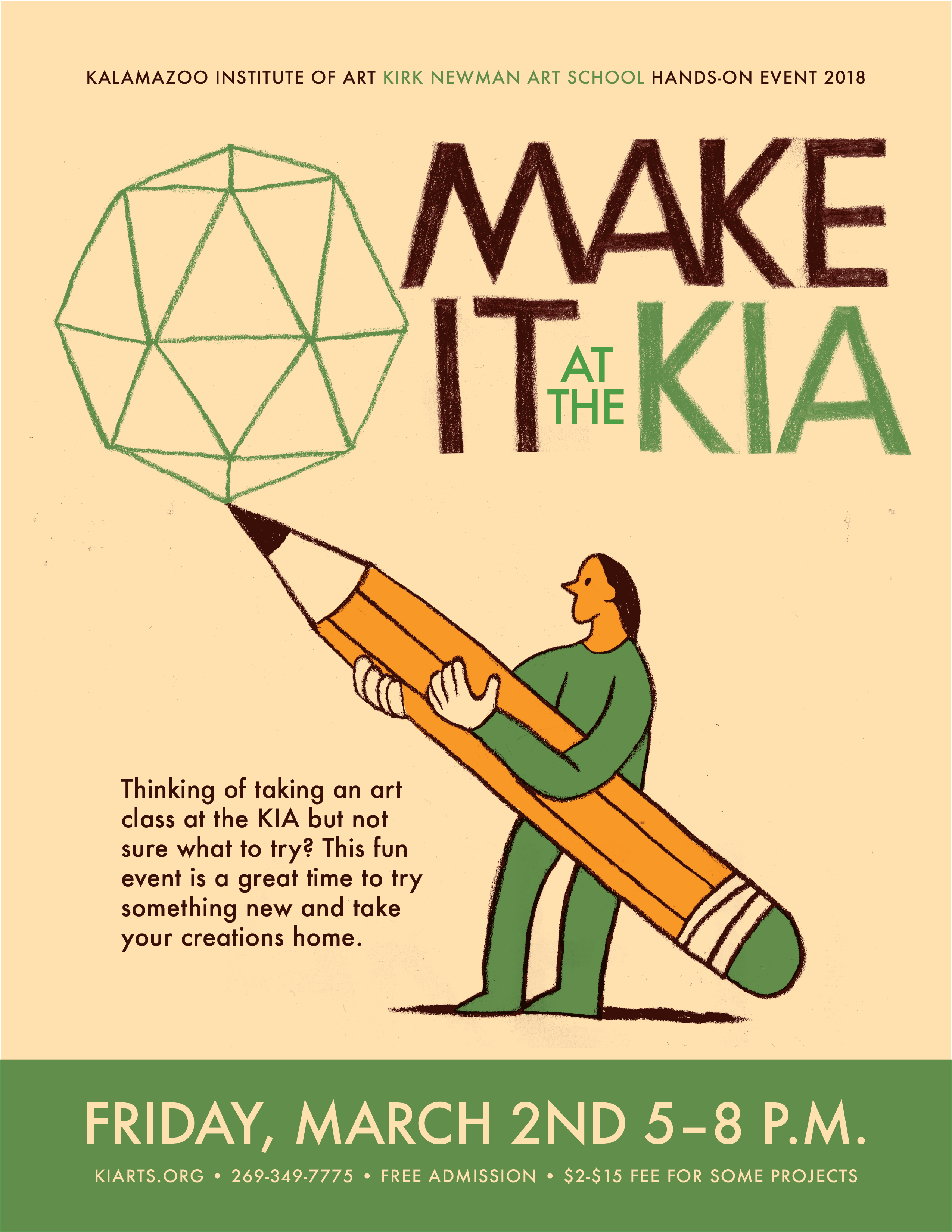 Poster for Kalamazoo Institute of Arts, 2019