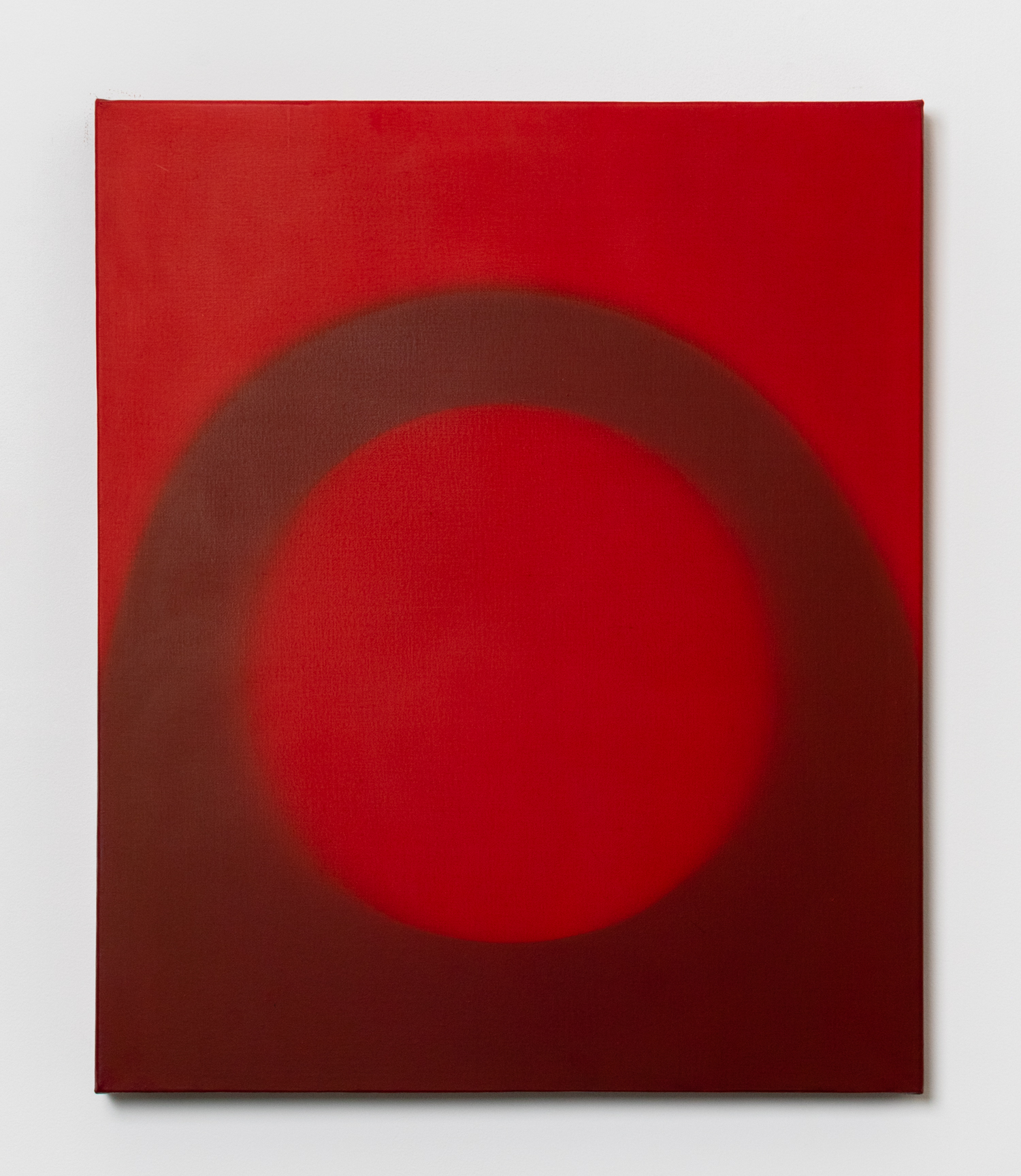 Towards diffusion, 2023, Oil on canvas, 51 x 61 cm