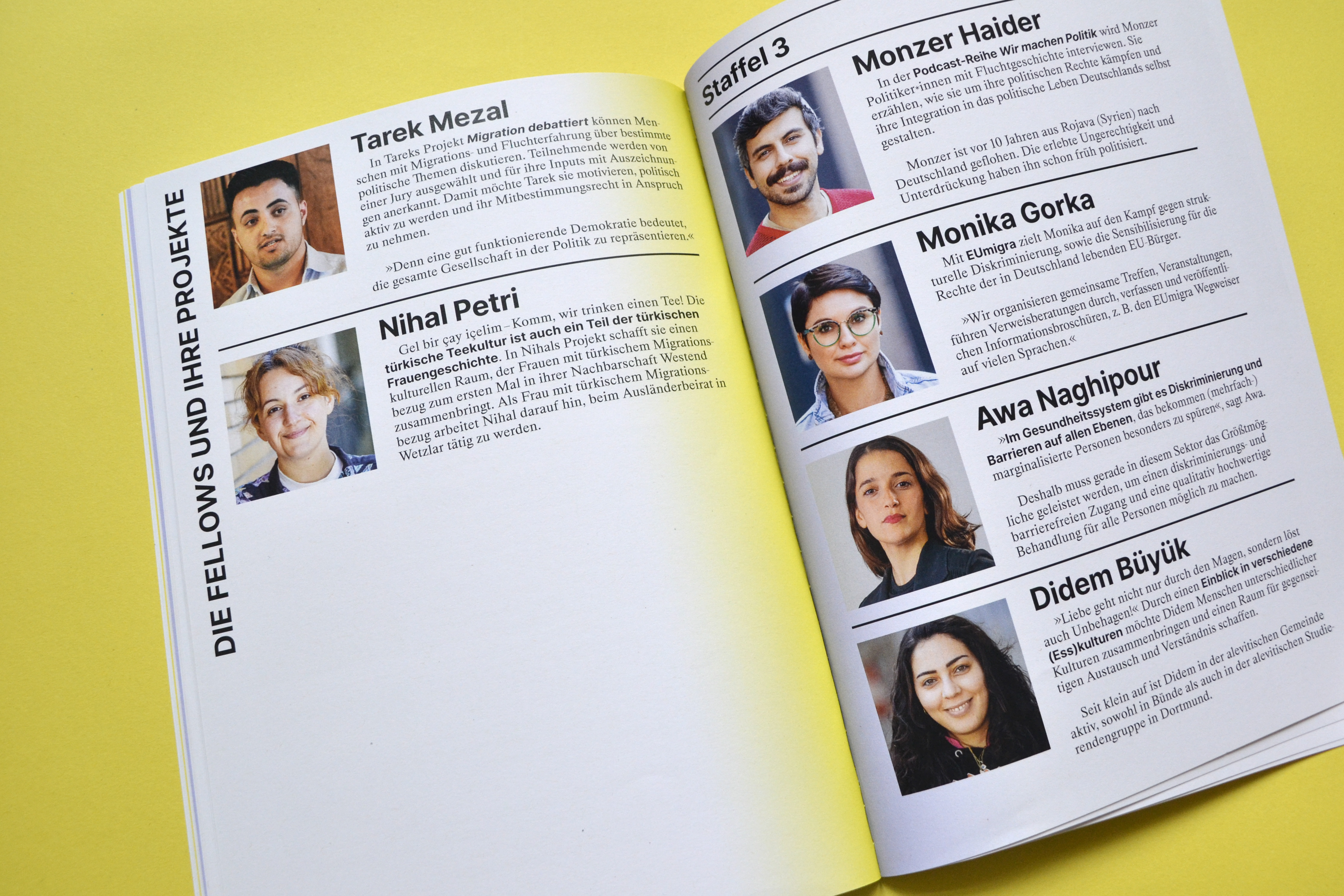 Brochure for Politik Akadmie der Vielfalt (BZI)  Berlin, 2023