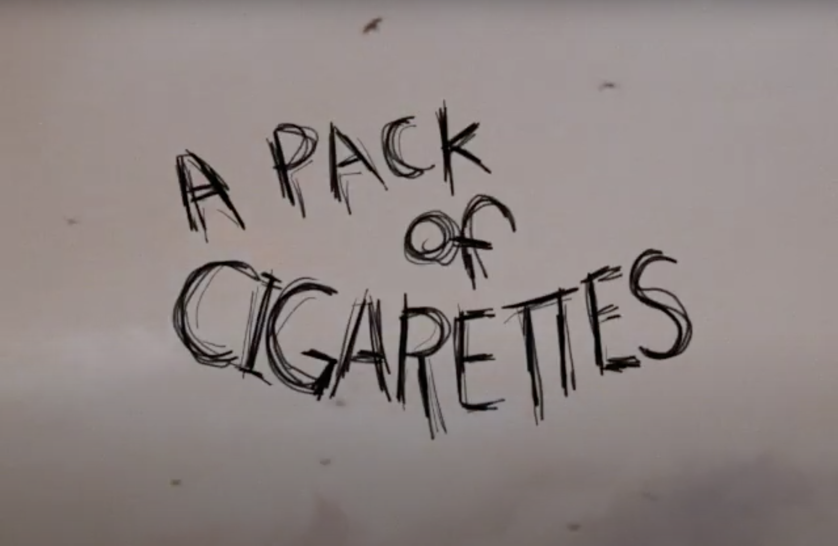 A Pack of Cigarettes 