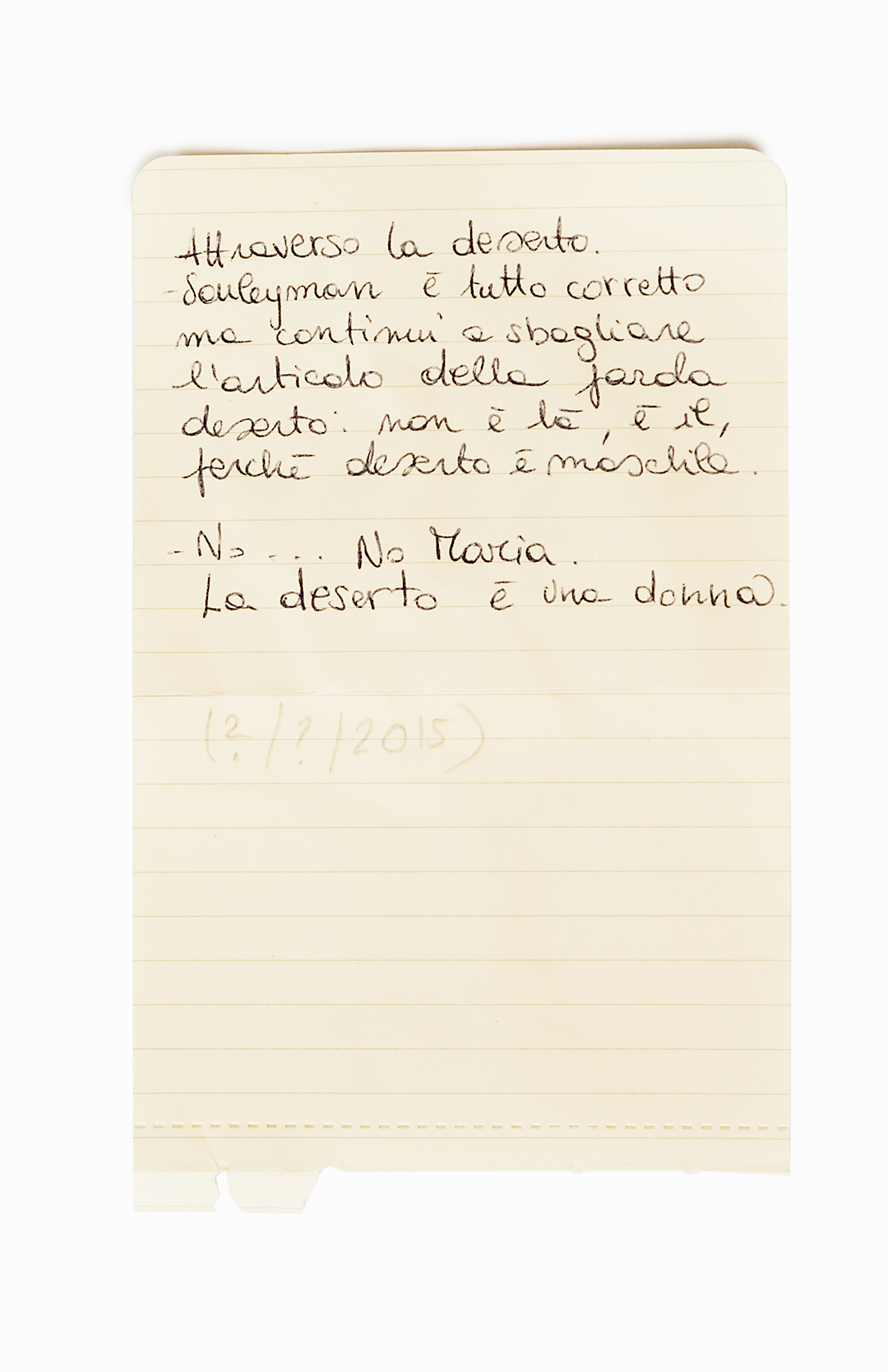 Chapter I. A note
