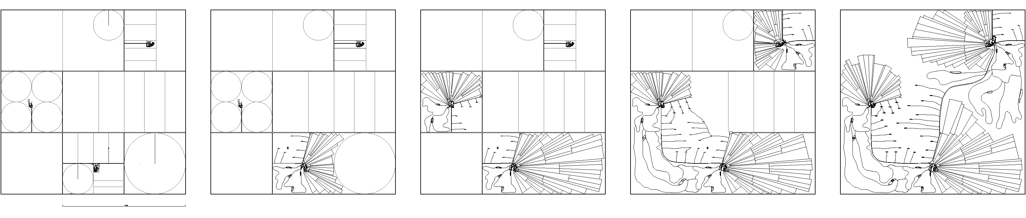  	Growth Plan. Scale:    	  Next door neighbor. Neighborhood structure shifts from gridded archipelago to topographic fabric.