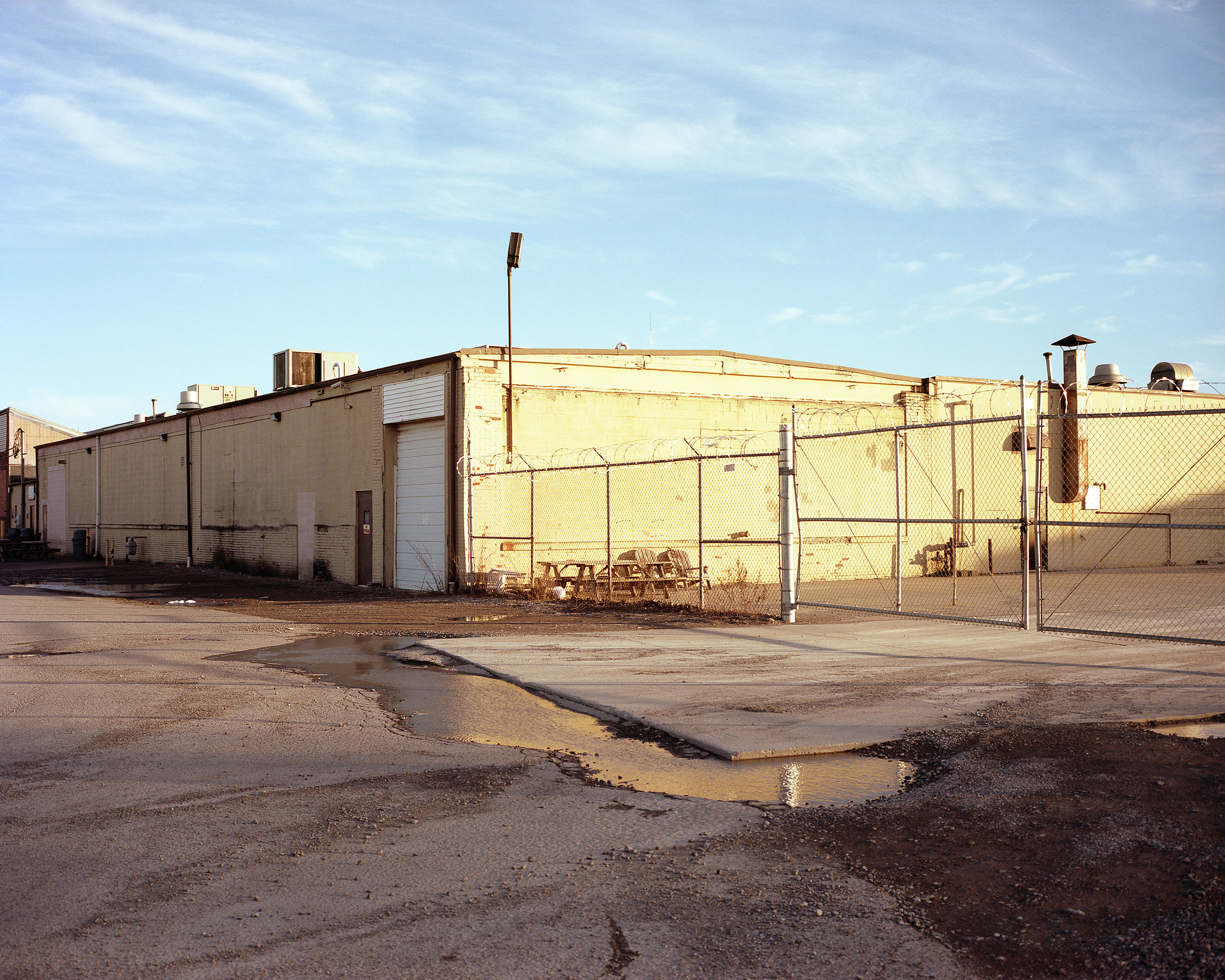 Glow on Building, Buffalo, NY, 2016