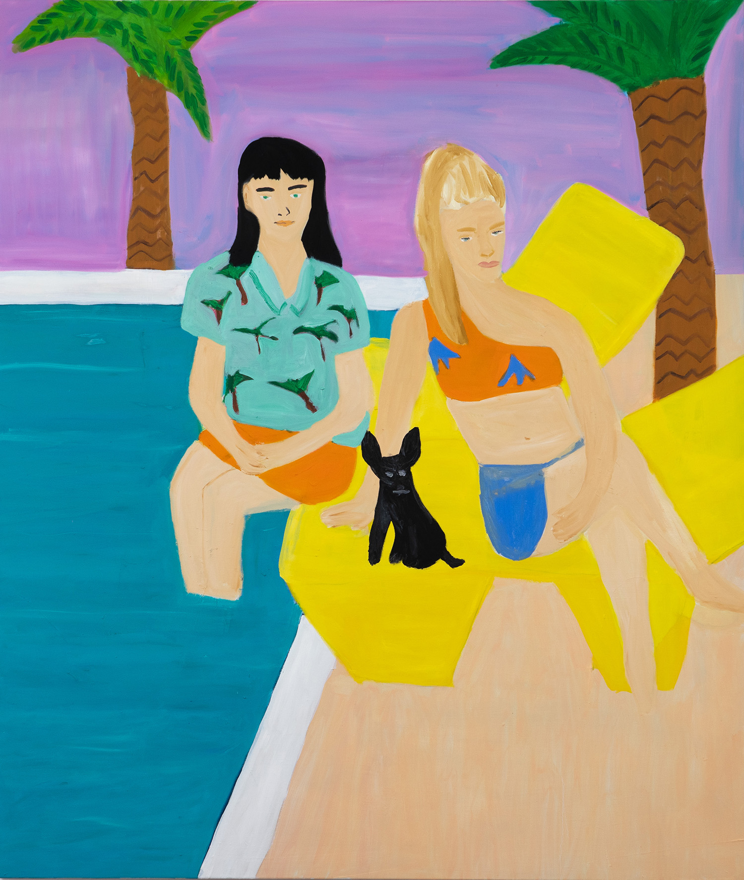 Brenda & Kelly, Oil on Canvas, 145 x 170 cm, 2020