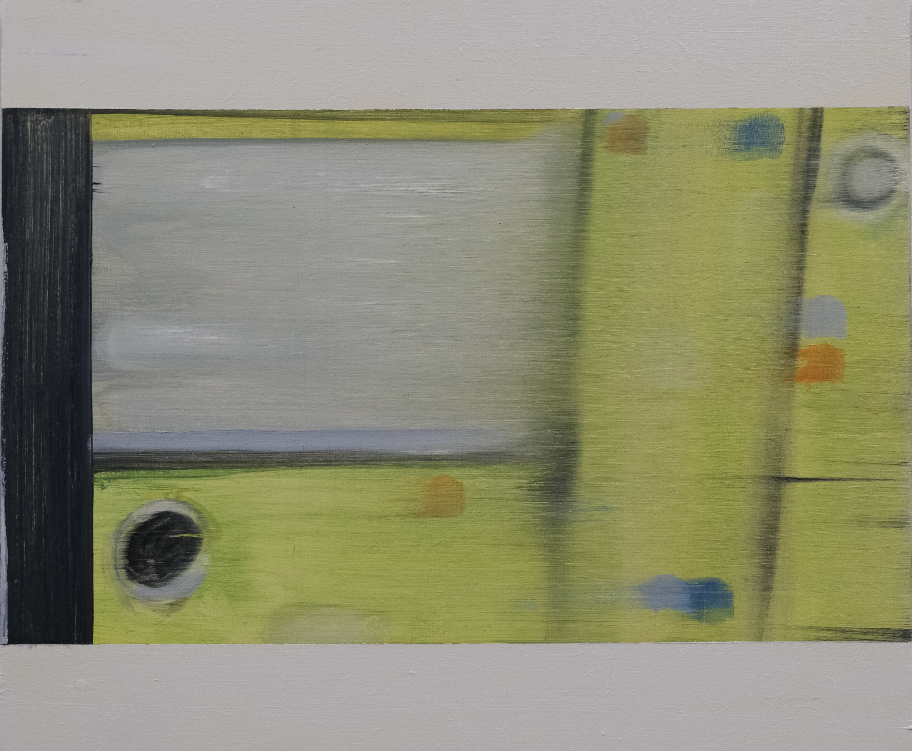 U6-9, Oil on MDF, 25 x 30 cm