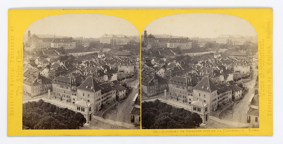 Vista su Friborgo, Canton Friborgo (1863)