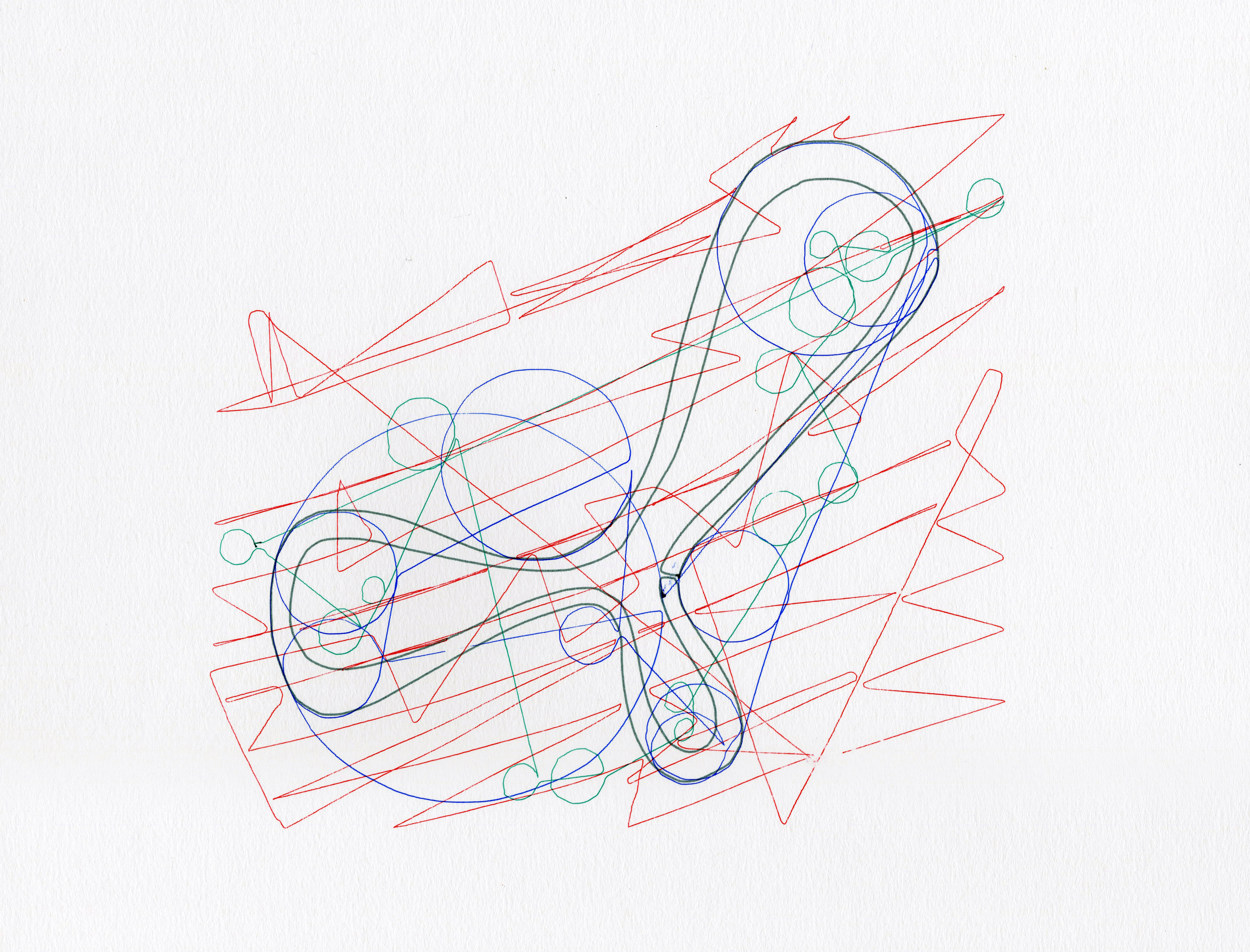 Ryue Nishizawa, Emona Hotel, Bulgaria, 2005. Scanned output from drawing apparatus