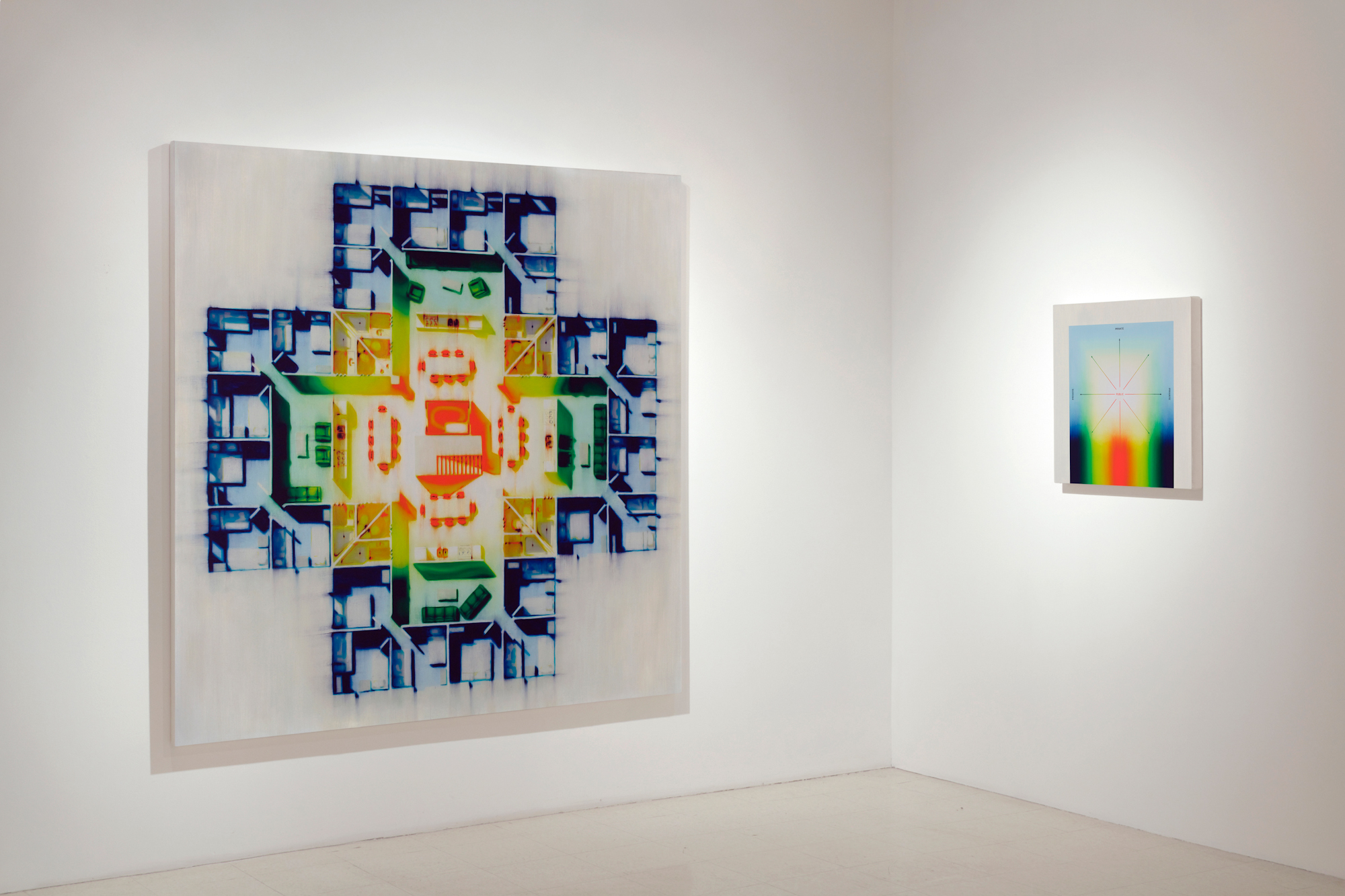 Public / Private (Diptych). 2012.