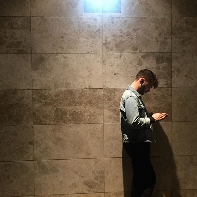 Friends awaiting at Westfield. 