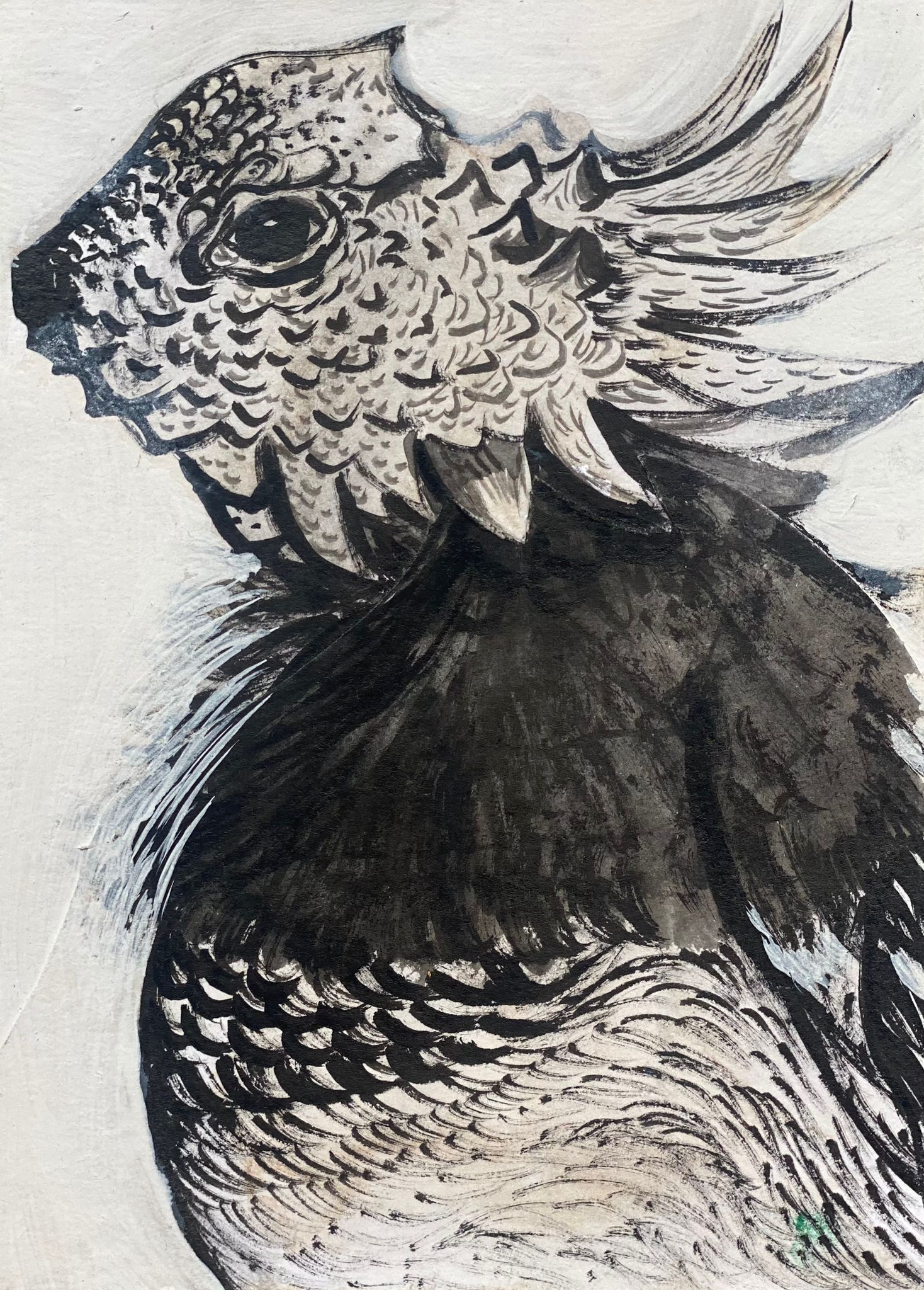 N.C. - Mixed media on paper - 15x11 cm