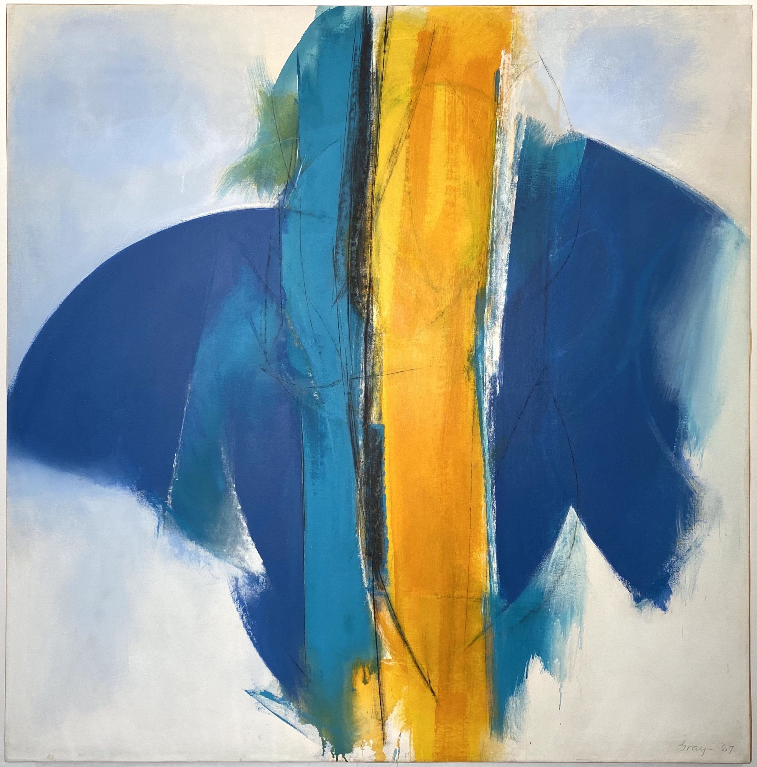 "Ceres 11", 1967, Acrylic on canvas, 82 x 80 inches