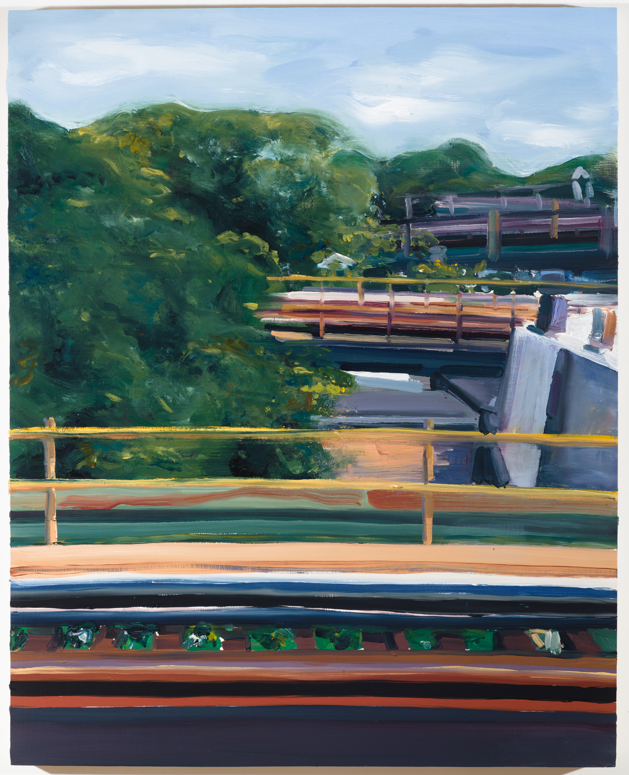 Urban Landscape, 2015, 36 x 24 in, Oil on panel