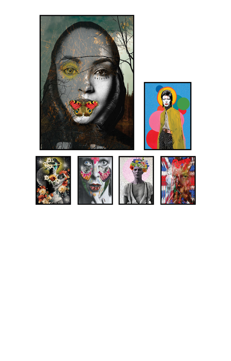 1 - Helene Lumo , USA @helenelumoart 2 - Kris Glennon , Irlande @nua.collage 3 - Rafael Fonseca , Brésil @desalinhos 4 - Sylwia Suchara , Pologne @retranslacje 5 - Alena Braun , Allemagne @alena_braun_art 6 - David Morrison , Irlande @morrbyte