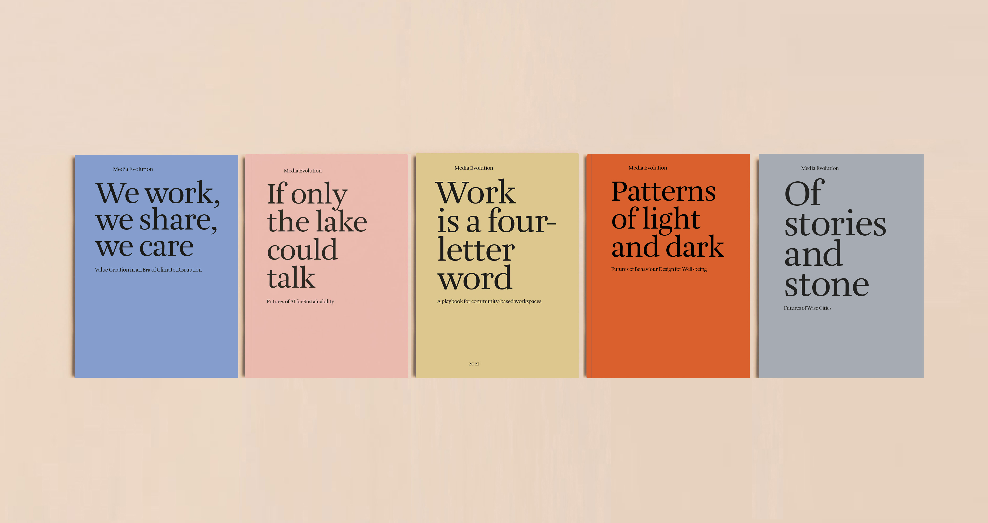 MEDIA EVOLUTION BOOK SERIES. LAYOUT