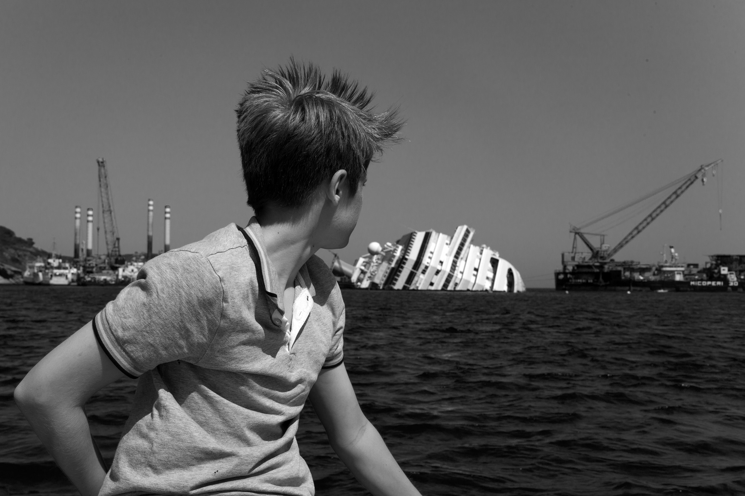 COLUM with COSTA CONCORDIA
