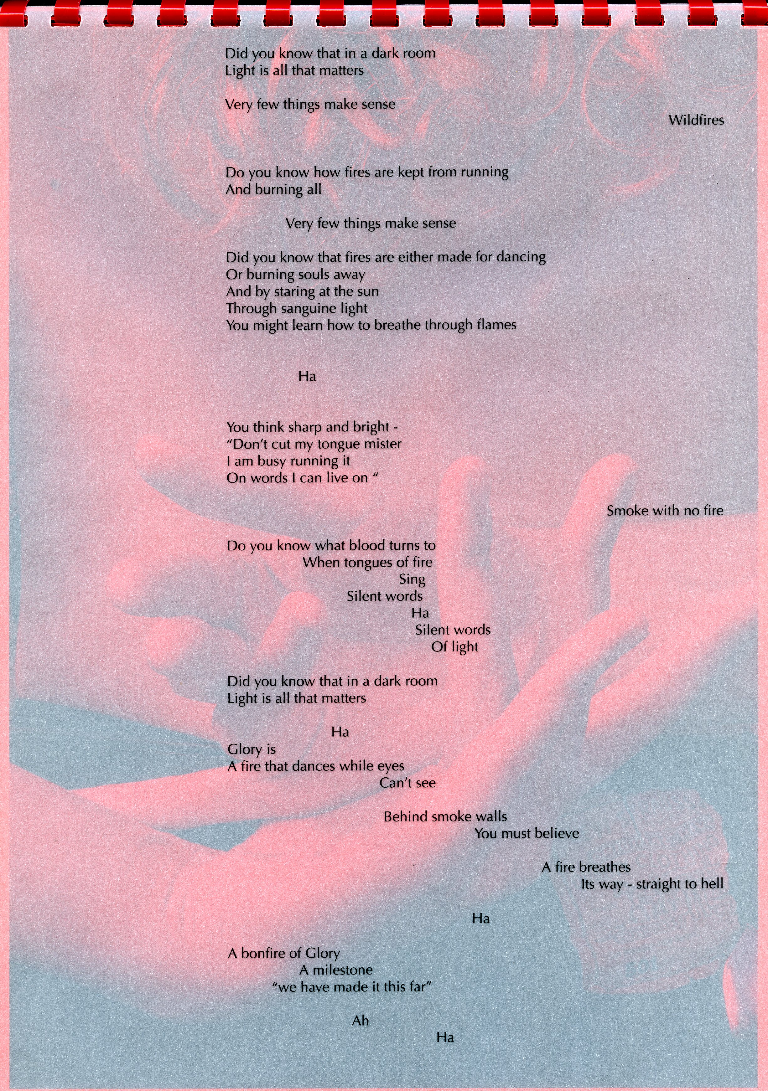 Darkroom, Edition, A4, 21 pages, x poem by Florencia Rosas-Tron, LaFayette Anticipations Boutique, 2023