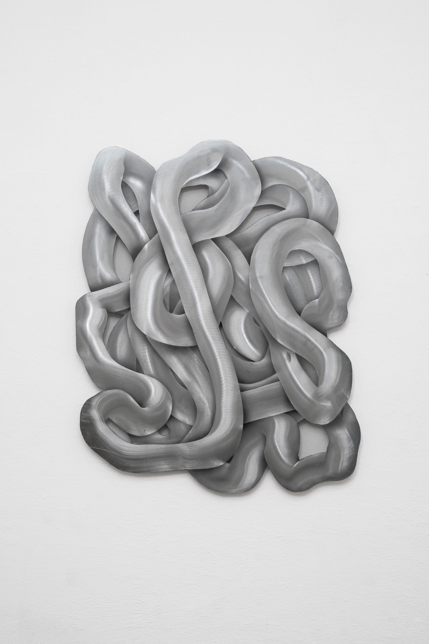 Linie, 2019, 80 x 63 cm, acrylic on steel