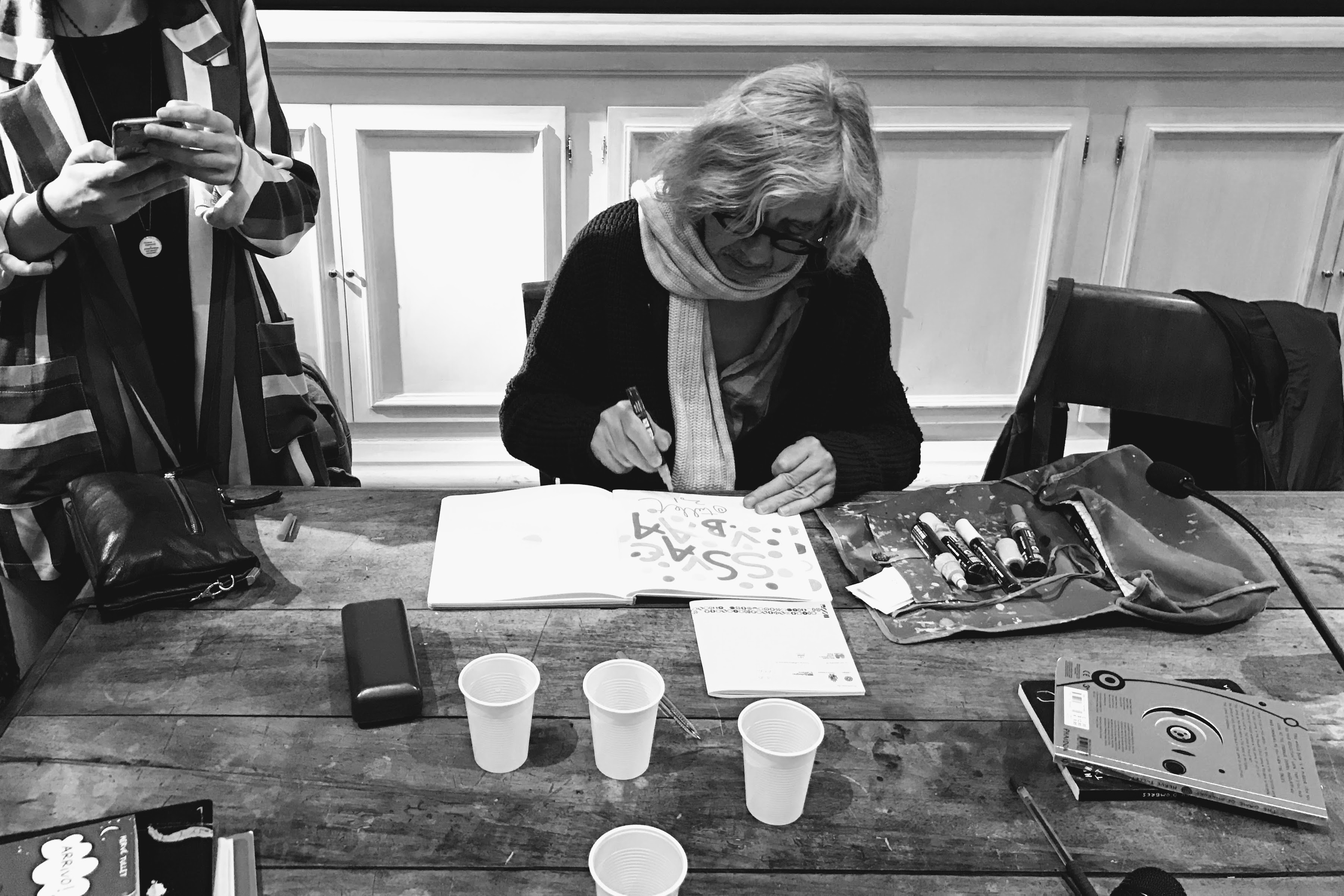 Ho presentato l'incontro con Tullet, Bologna, 5-4-17