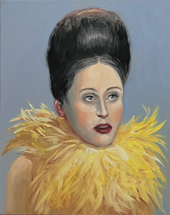  La mora, 2022 olio su tela, 50x40 cm  