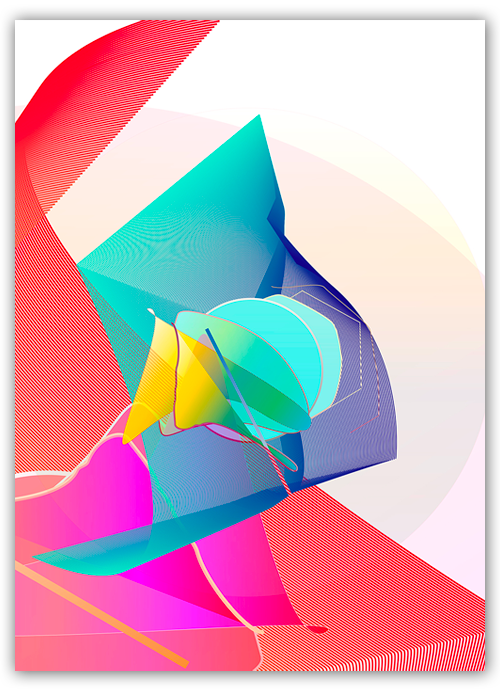 Mvmnt-21, from the series Lines. Digital, 2020-21