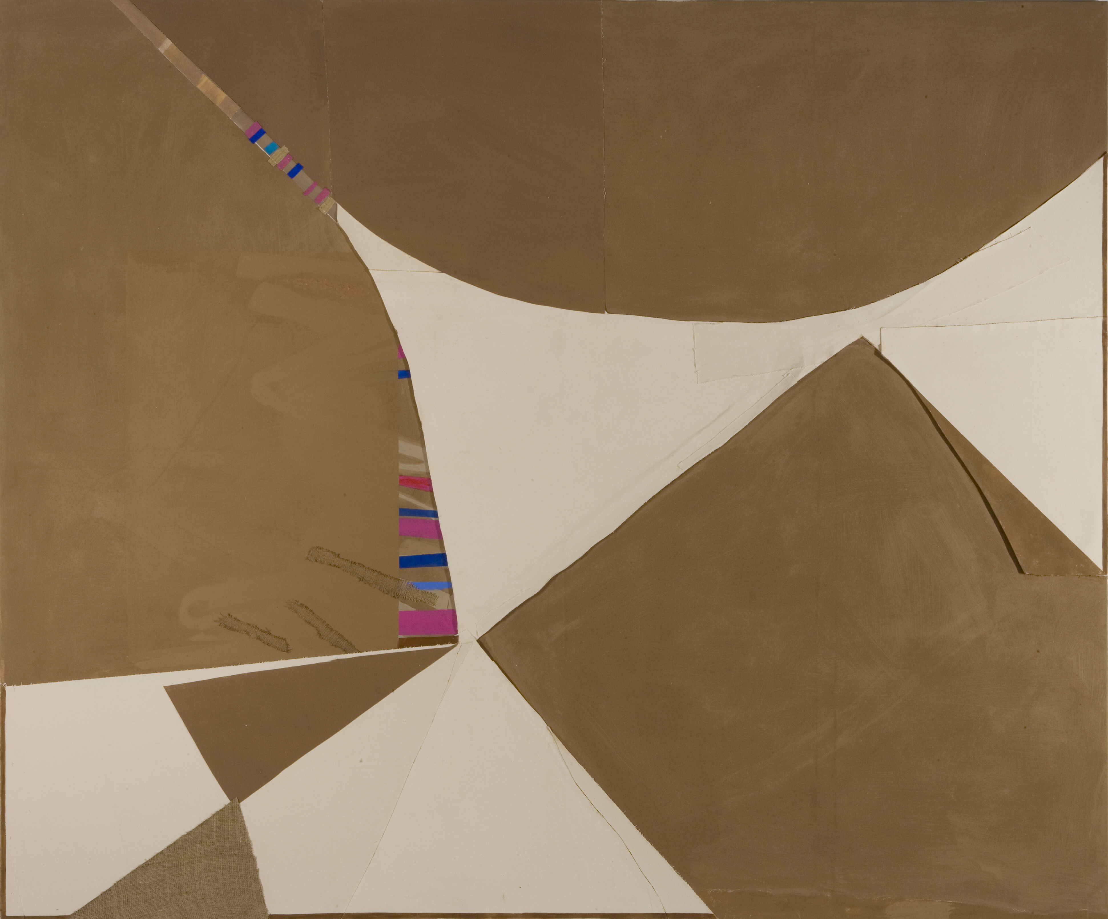 Span  Collage on Canvas 8' x 8' SOLD