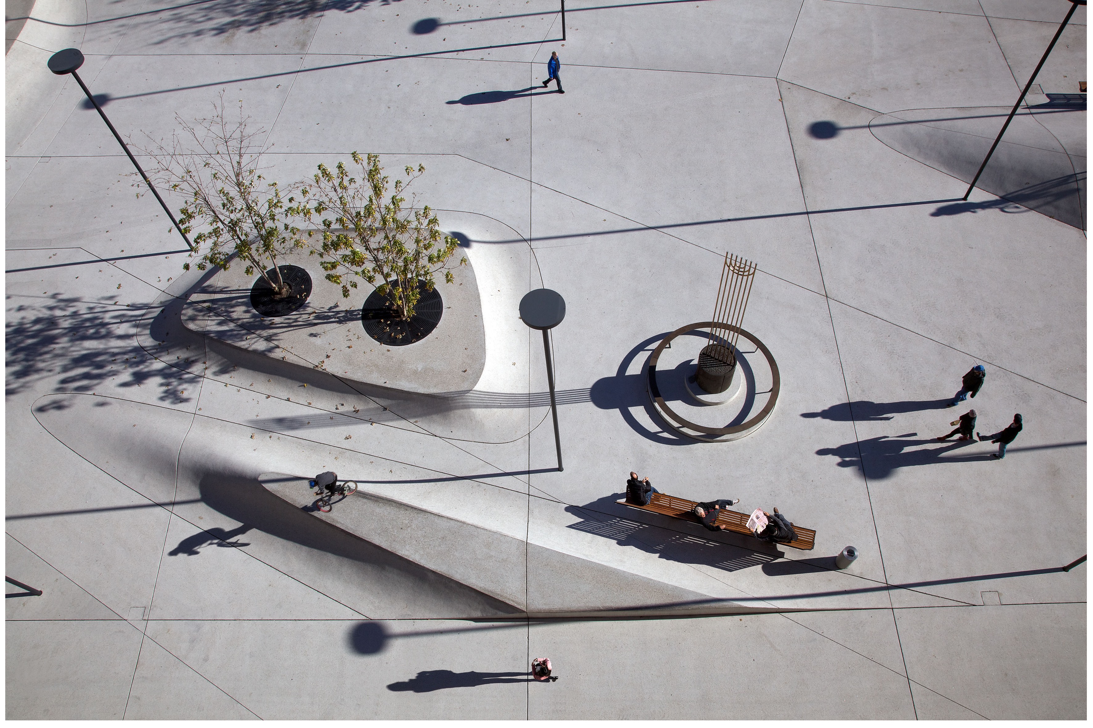 Bird's eye perspective, Detail