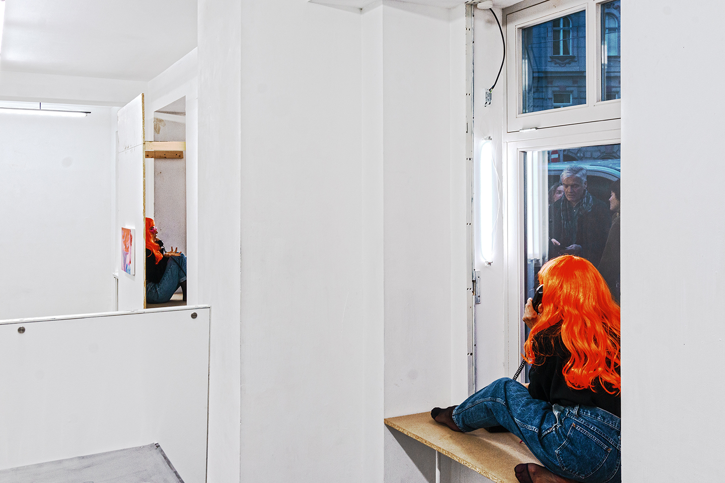 Landline (solo)Ve.Sch Kunstverein, Vienna, 2024Photo by Martin Vesely